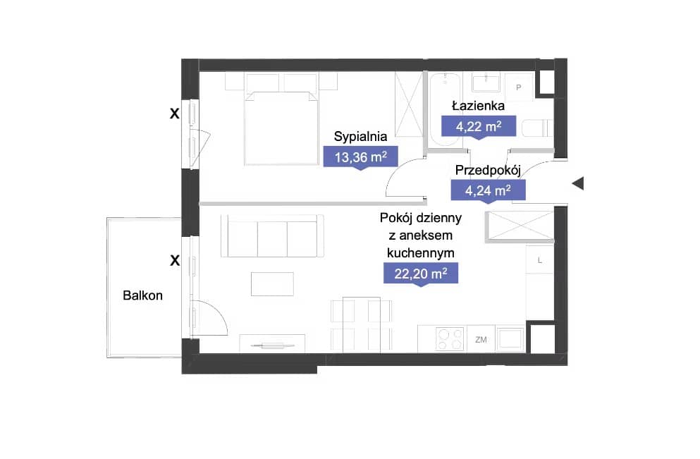 Osiedle Kolektyw – inwestycja Archicom - lokal A2 43, budynek A