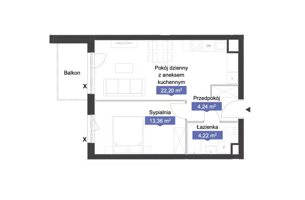 Osiedle Kolektyw – inwestycja Archicom - lokal A2 44, budynek A