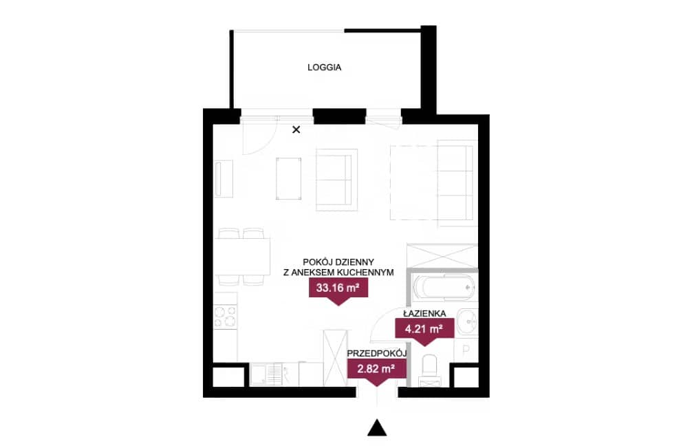 Wieża Jeżyce – inwestycja Archicom - lokal GB 182, budynek G