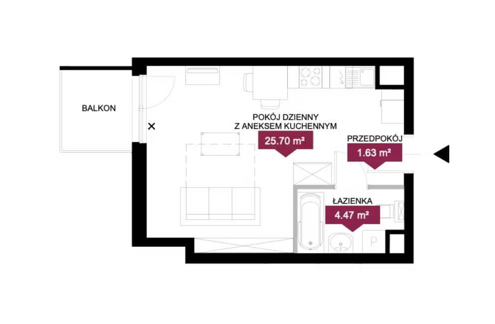 Wieża Jeżyce – inwestycja Archicom - lokal GB 143, budynek G