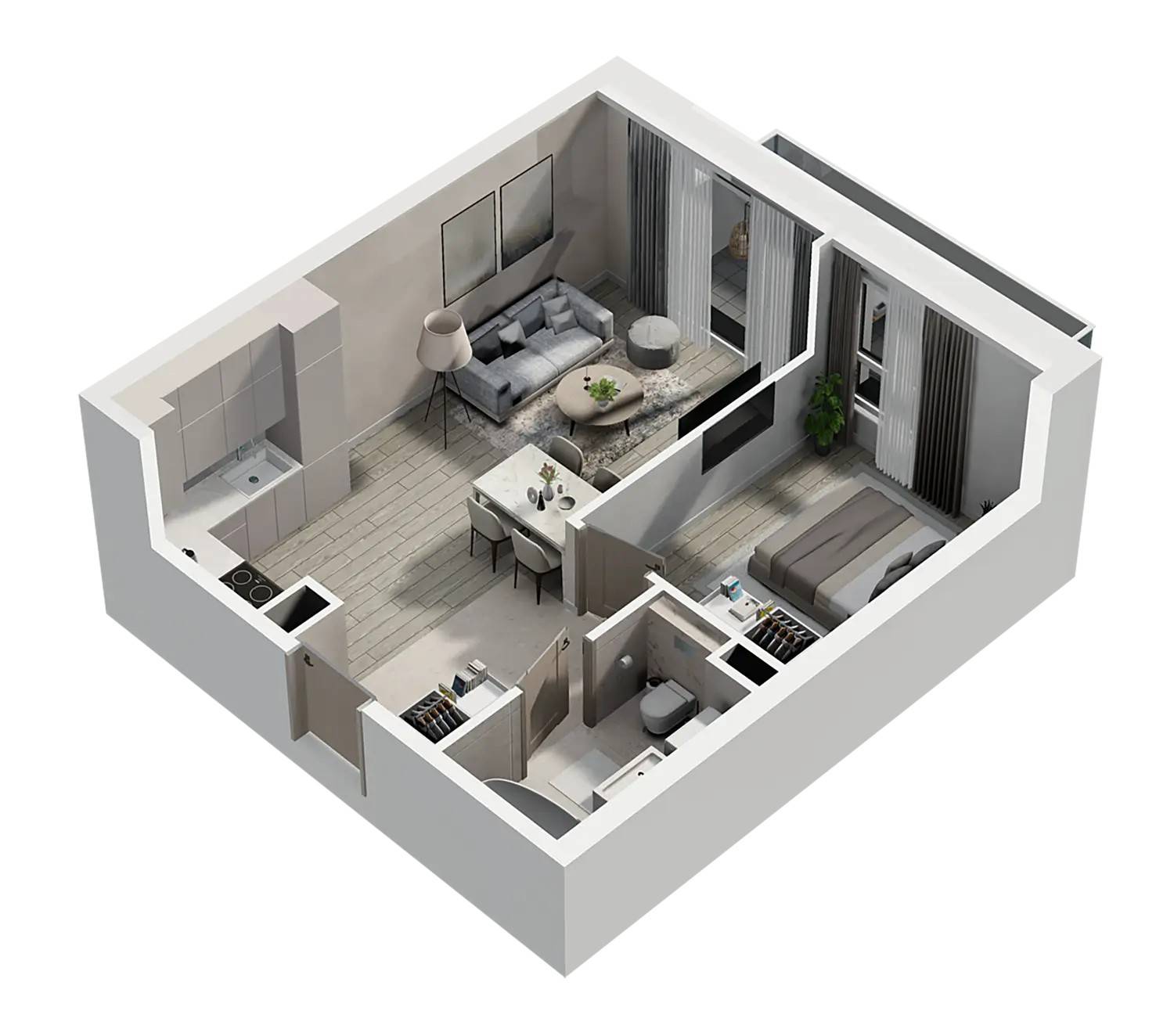 Batorego II – inwestycja Budlex - lokal B.43, budynek B