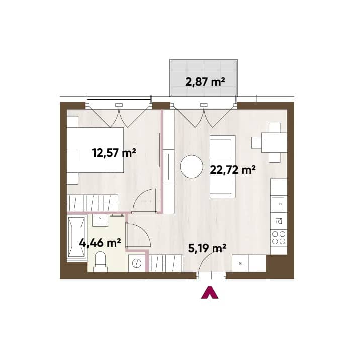Apartamenty Józefińska 16 - lokal B.01.09, budynek 16