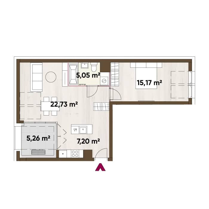 Apartamenty Józefińska 16 - lokal B.03.01, budynek 16
