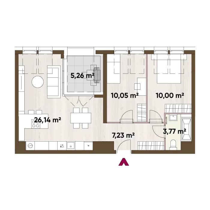 Apartamenty Józefińska 16 - lokal B.03.04, budynek 16