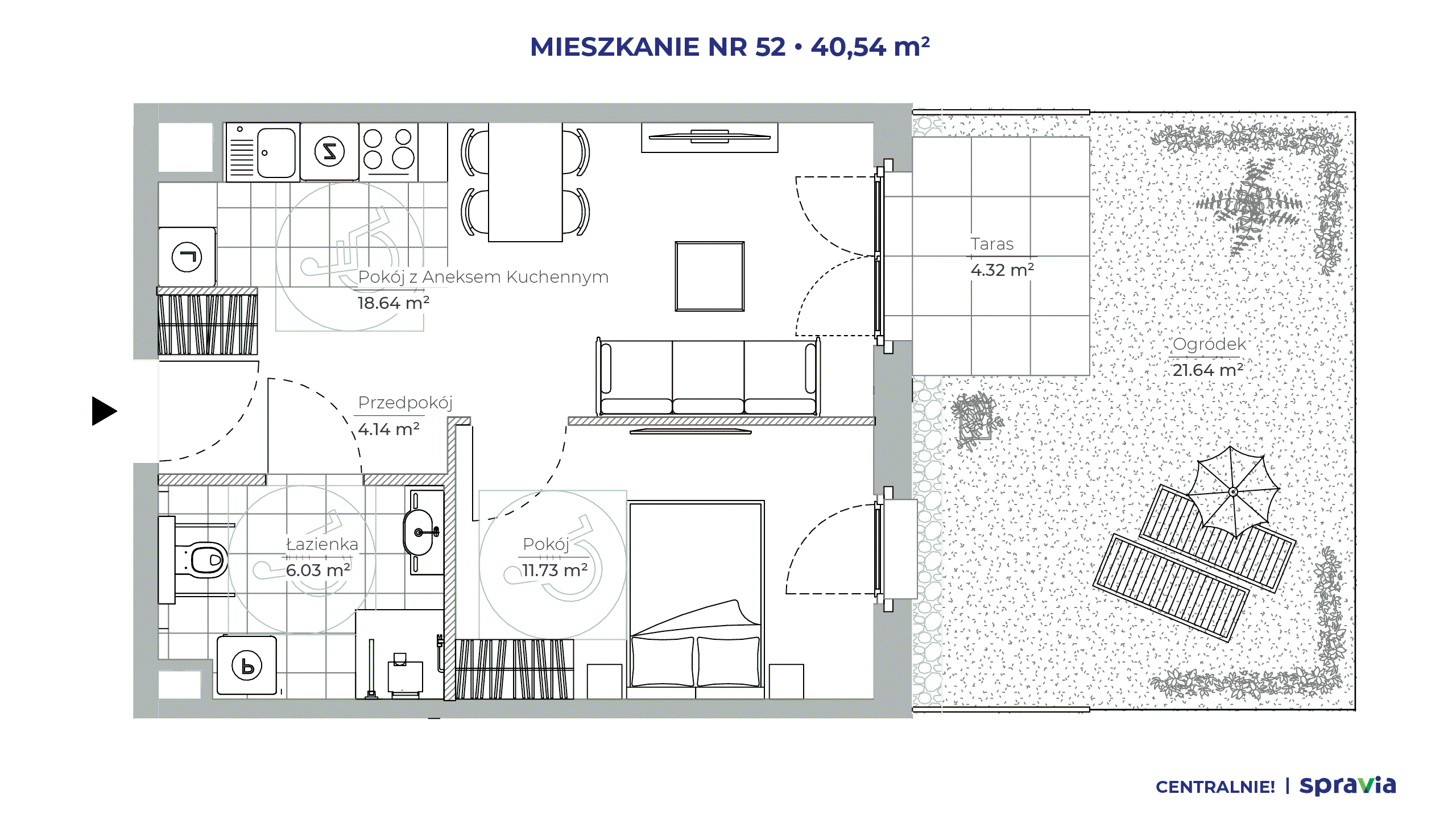 Centralnie! Czyżyny – inwestycja Spravia - lokal 52, budynek 51D