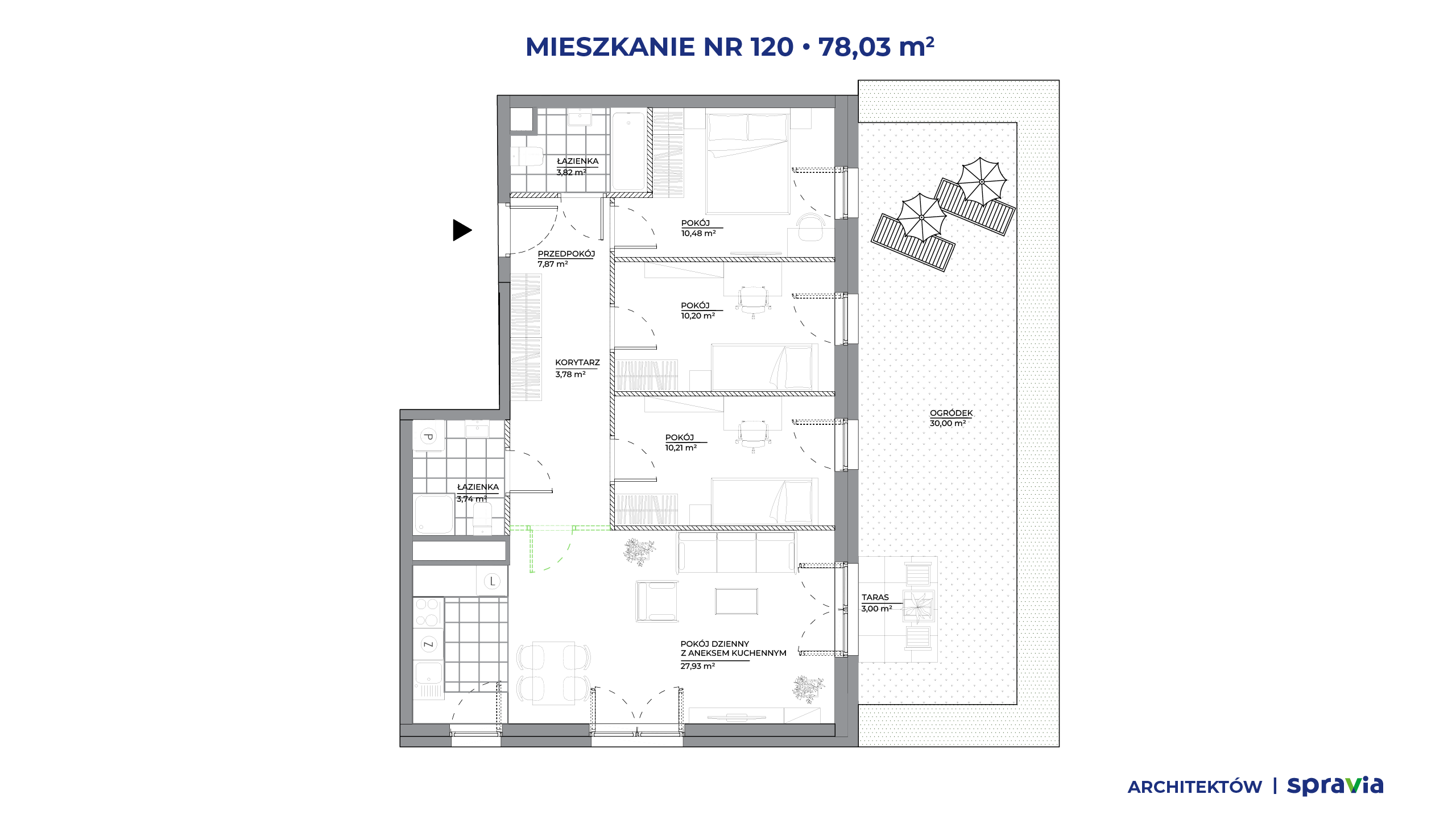 Architektów – inwestycja Spravia - lokal 120, budynek A