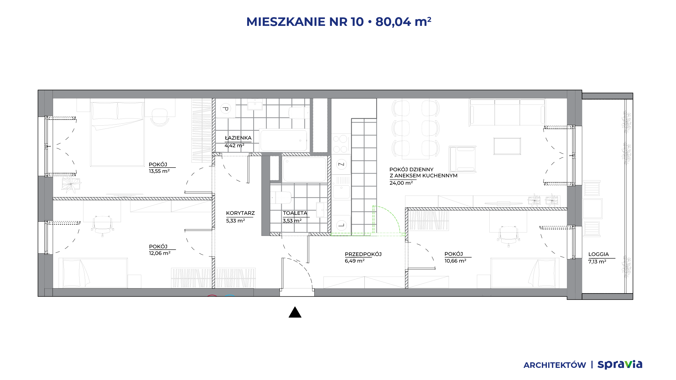 Architektów – inwestycja Spravia - lokal 10, budynek B1