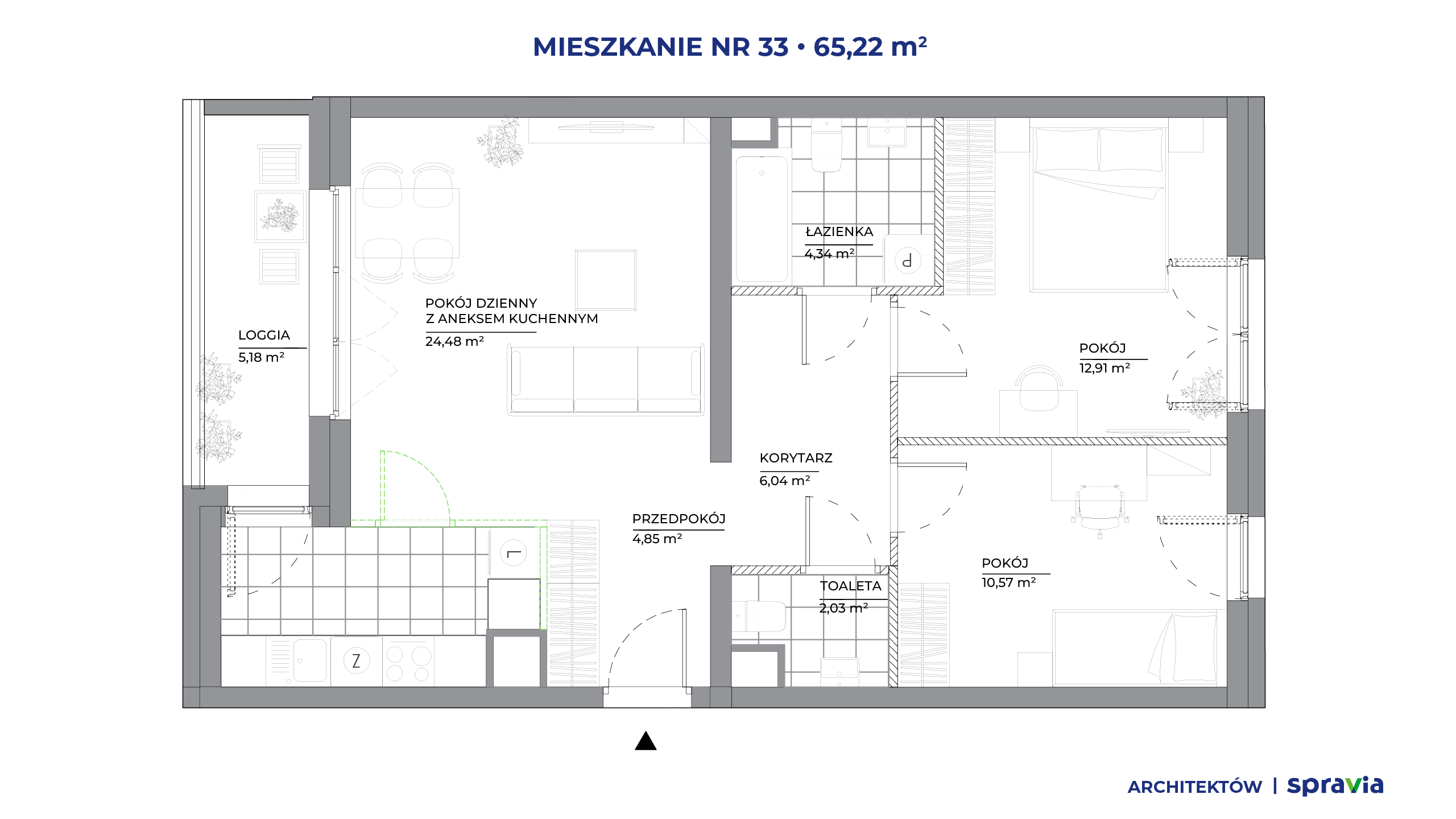 Architektów – inwestycja Spravia - lokal 33, budynek B1