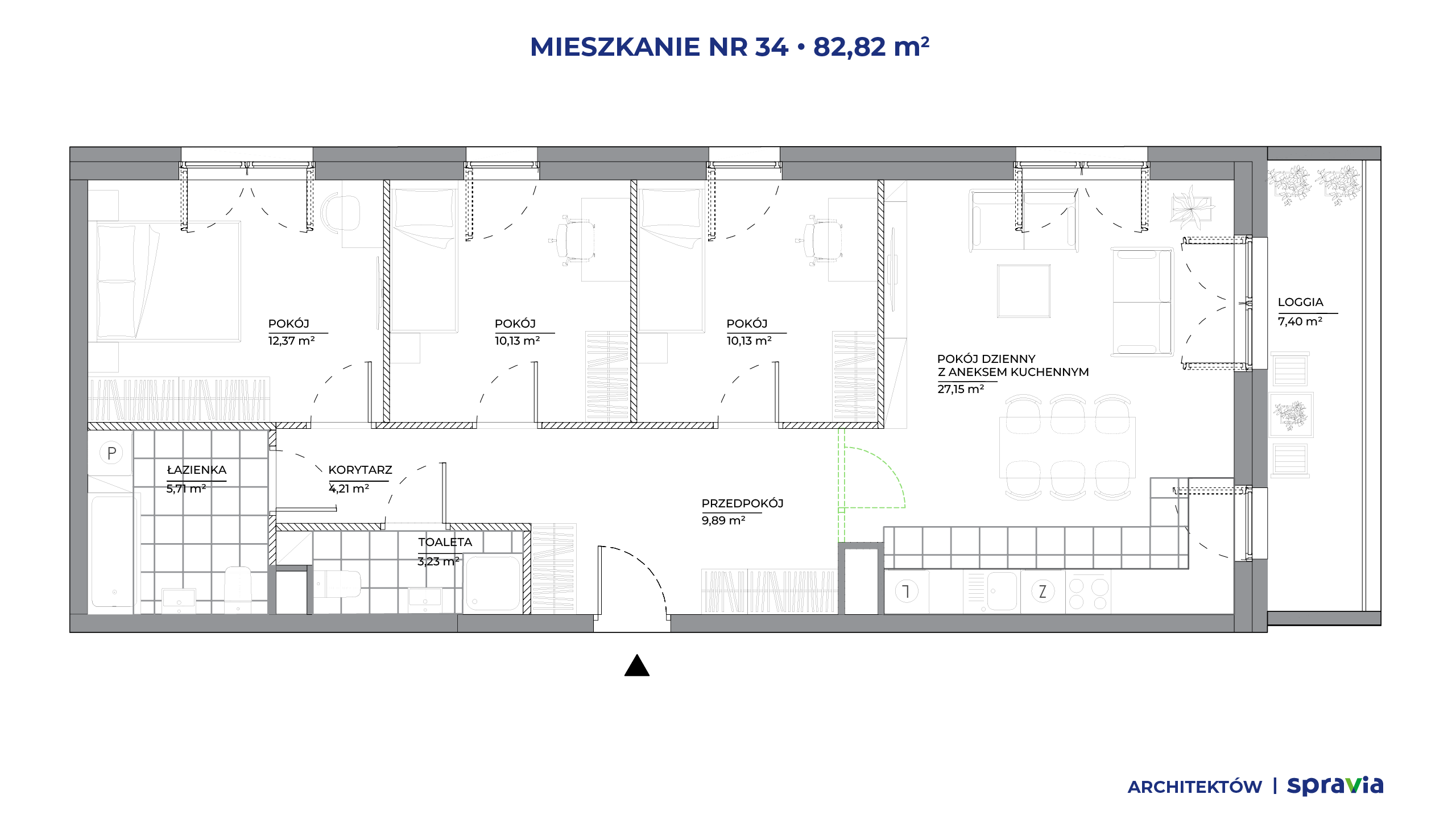 Architektów – inwestycja Spravia - lokal 34, budynek B1