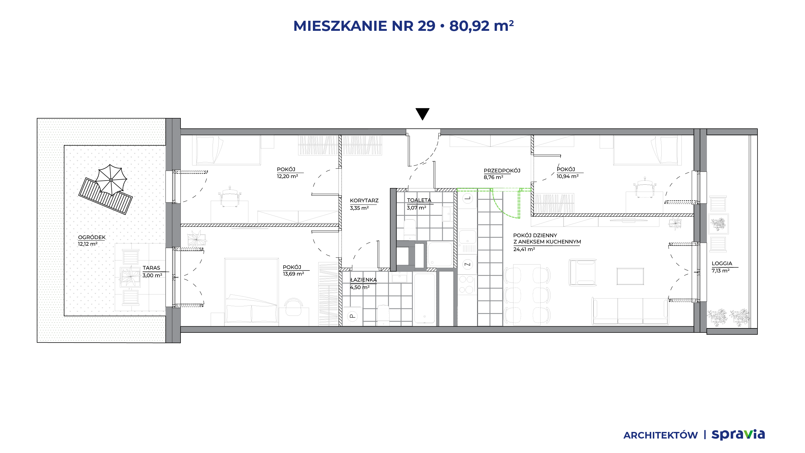 Architektów – inwestycja Spravia - lokal 29, budynek B1