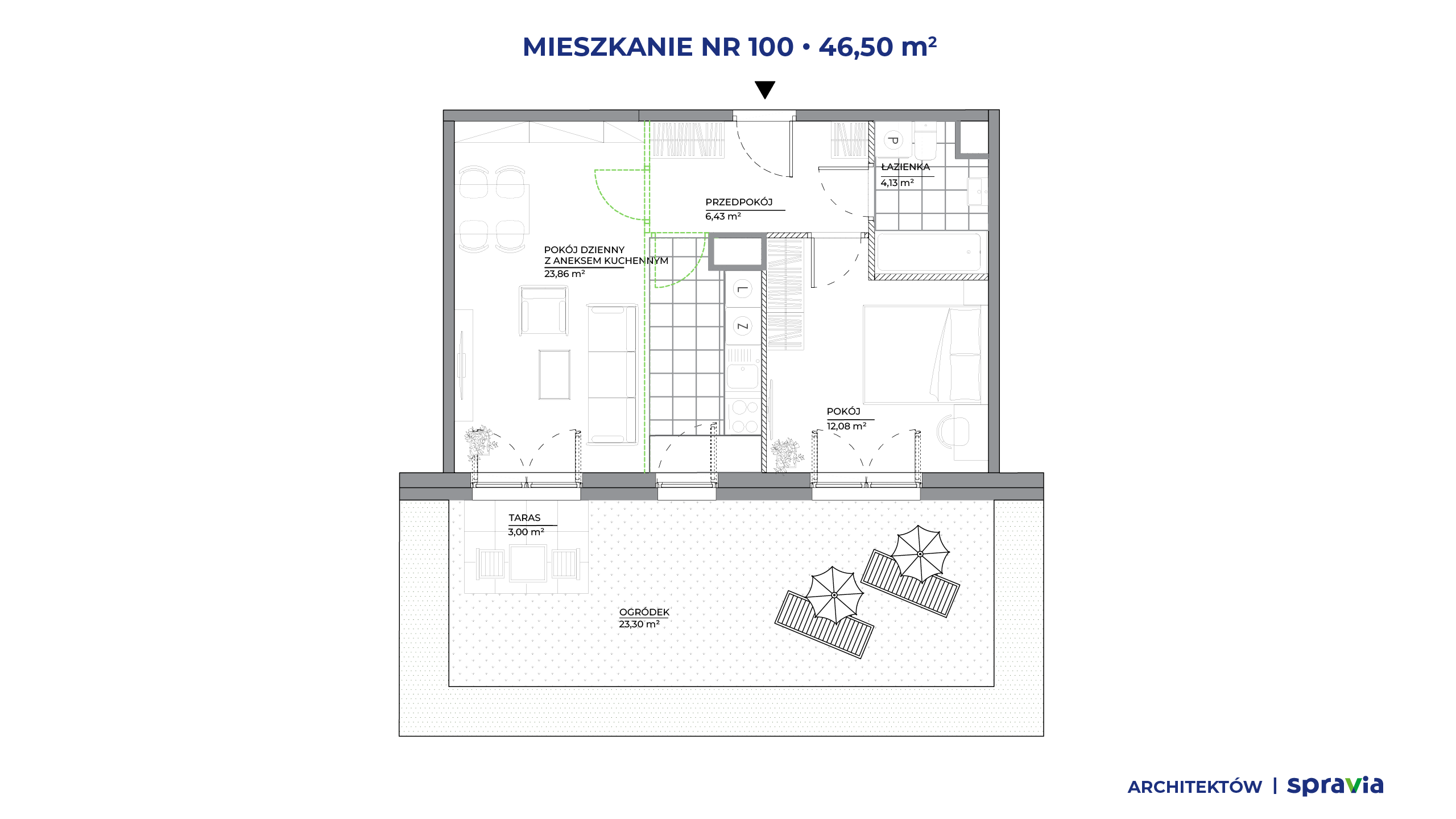 Architektów – inwestycja Spravia - lokal 100, budynek B1