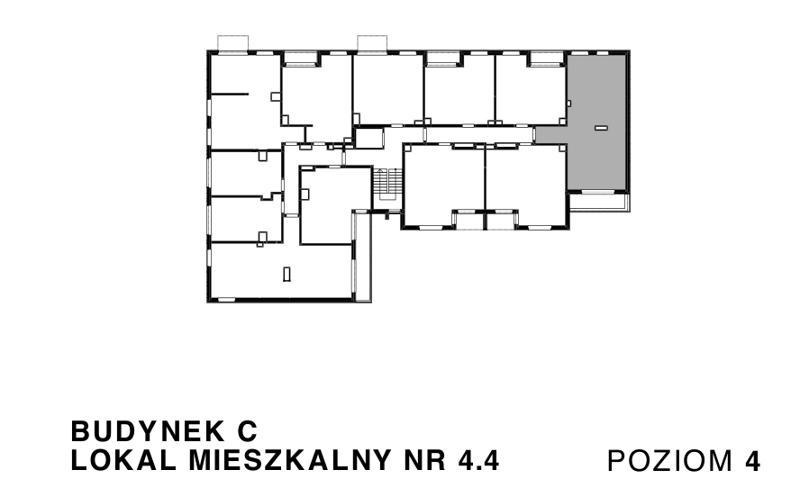 Spot Apartamenty – inwestycja Moderna Holding - lokal C – C.4.4