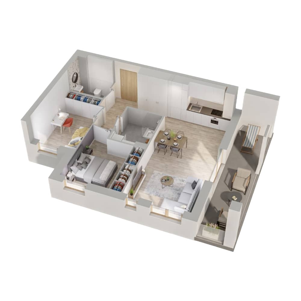 Sobola Biel – inwestycja Rutkowski Development - lokal M65, budynek A.9