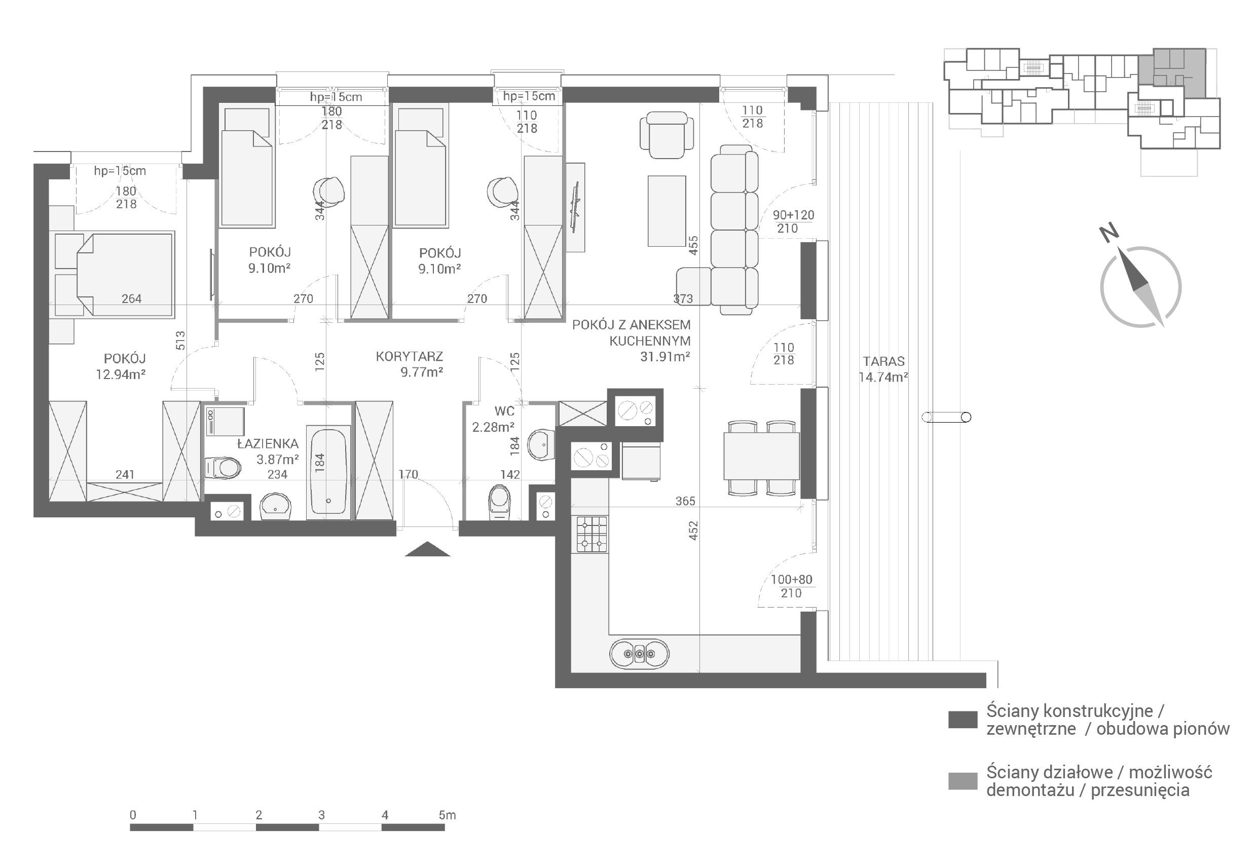 Apartamenty Przystań - lokal M27, budynek F