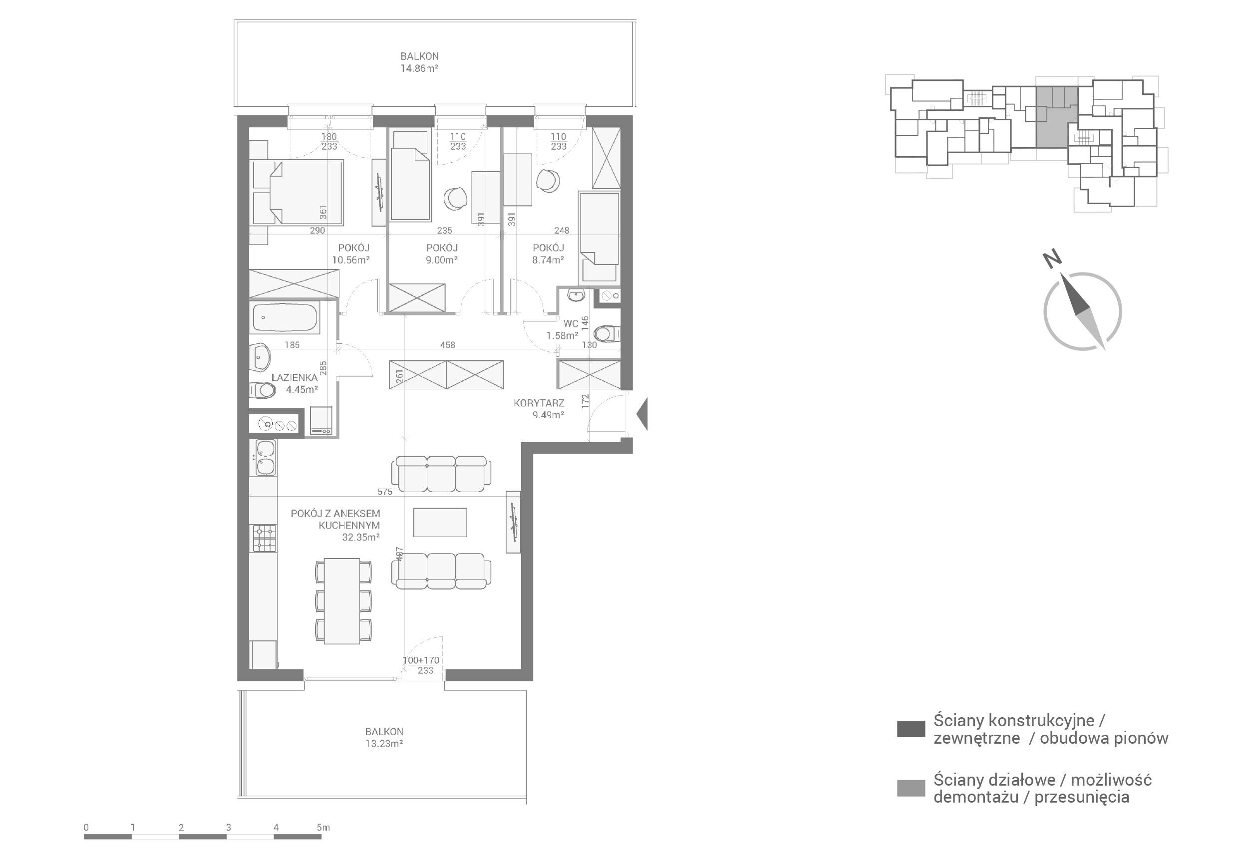 Apartamenty Przystań - lokal M21, budynek F