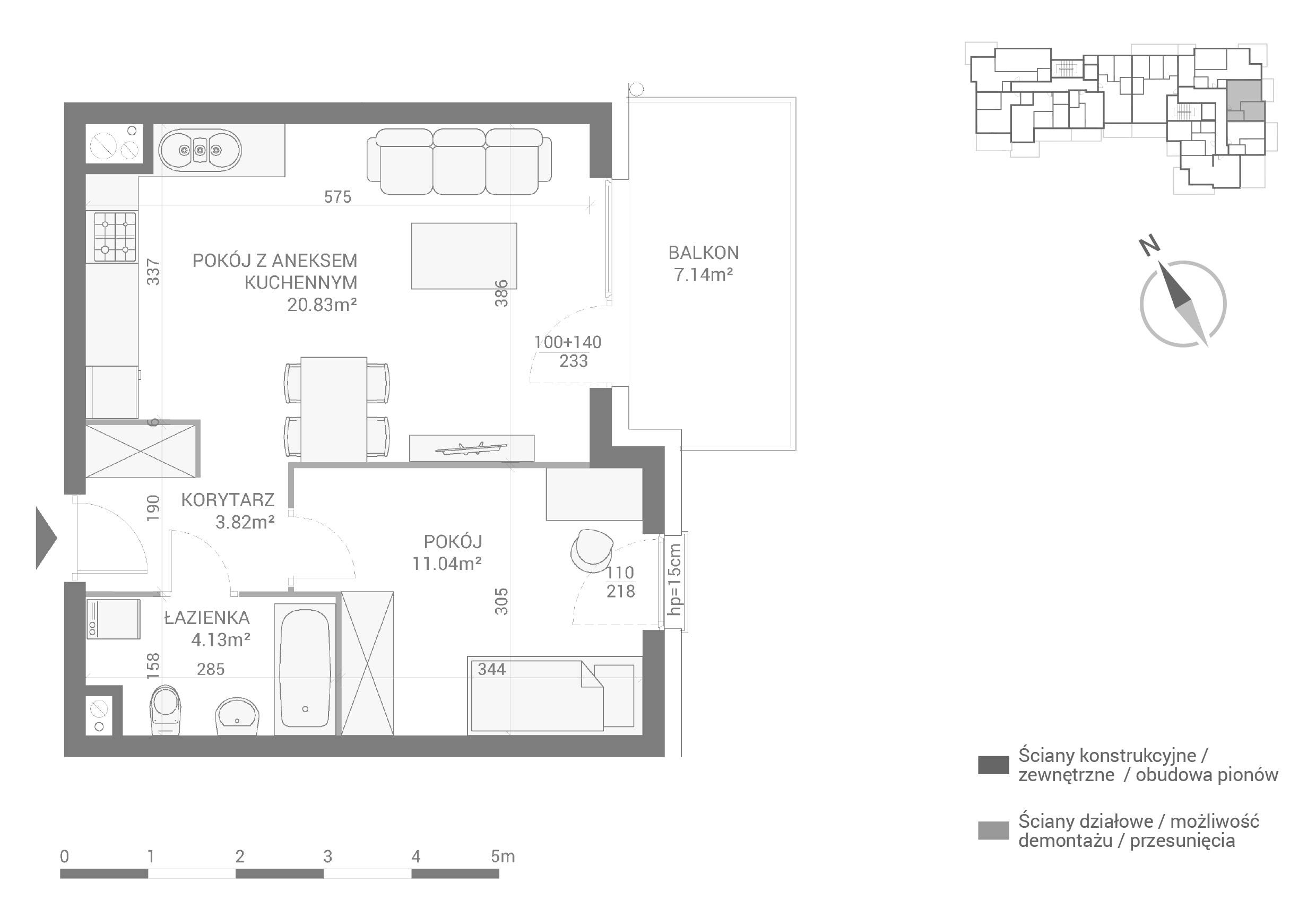 Apartamenty Przystań - lokal M23, budynek F