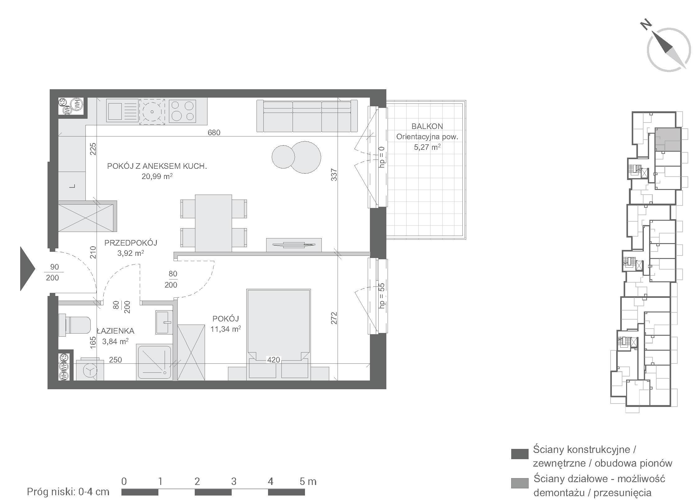 Monsa – inwestycja Rutkowski Development - lokal M52, budynek VI