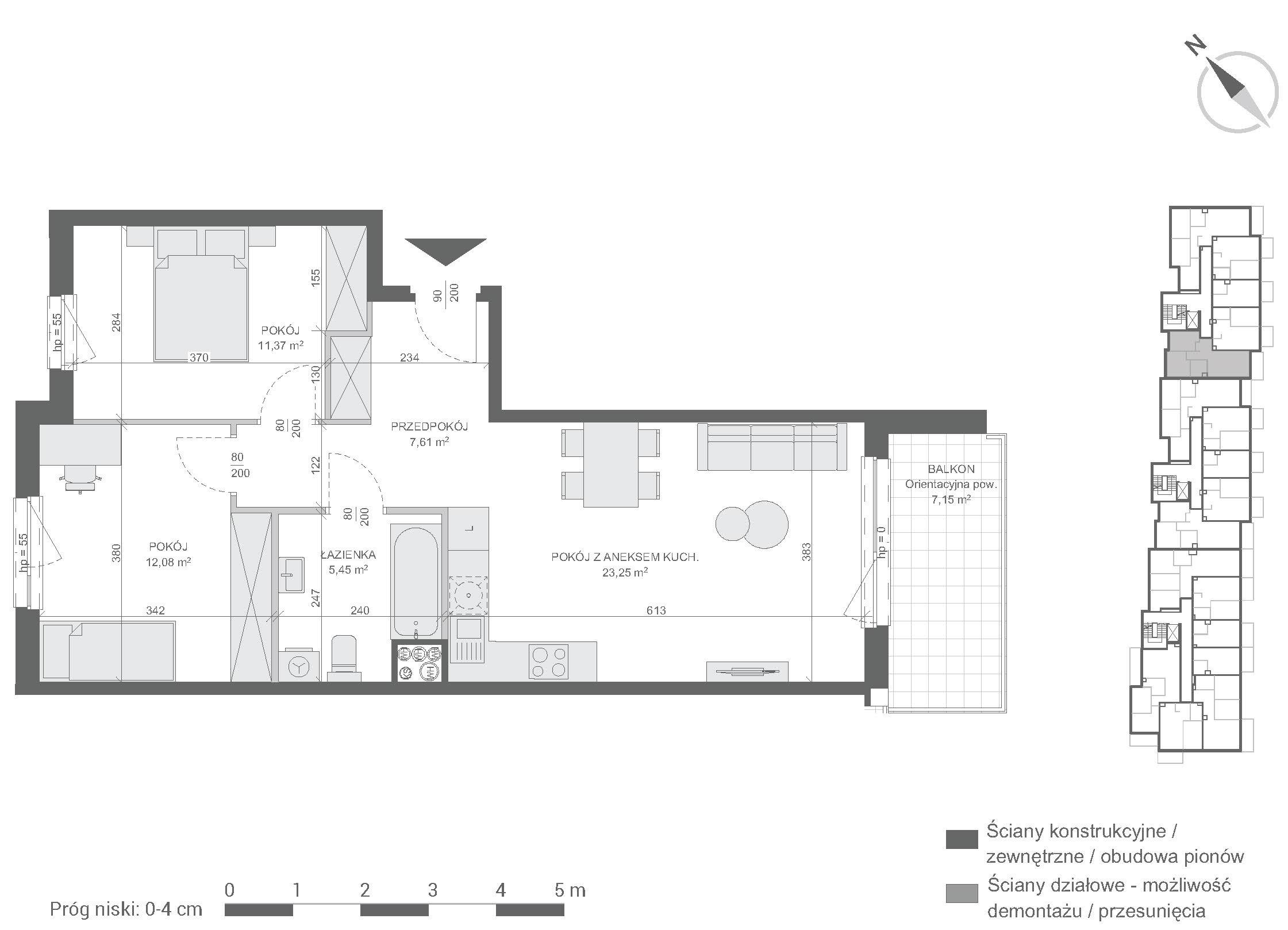 Monsa – inwestycja Rutkowski Development - lokal M60, budynek VI
