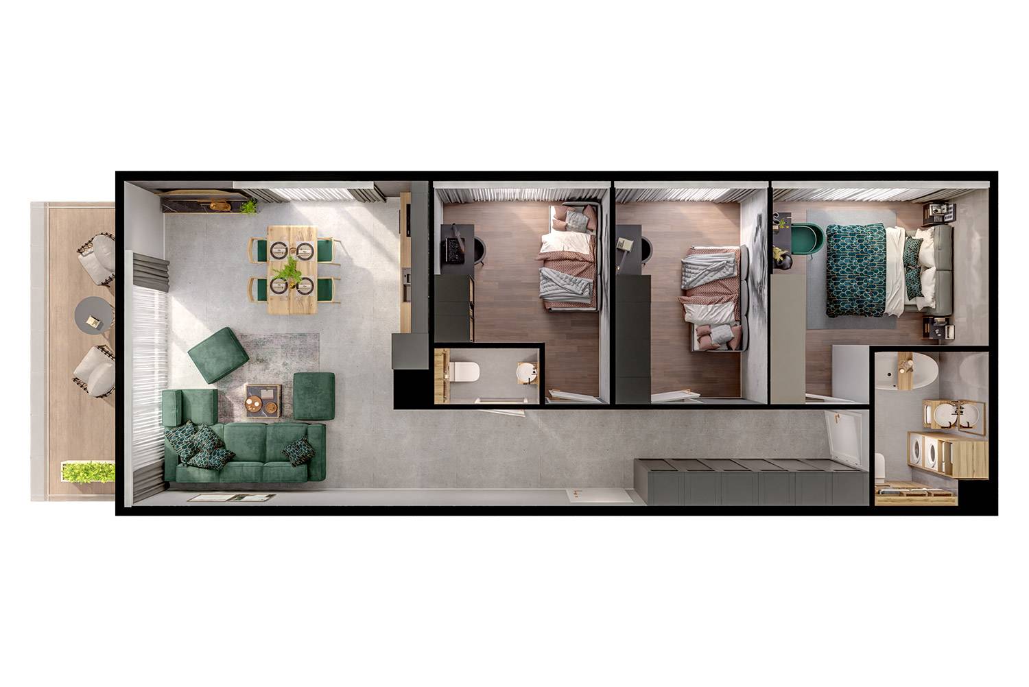 Modern House – inwestycja Rutkowski Development - lokal M26, budynek B1