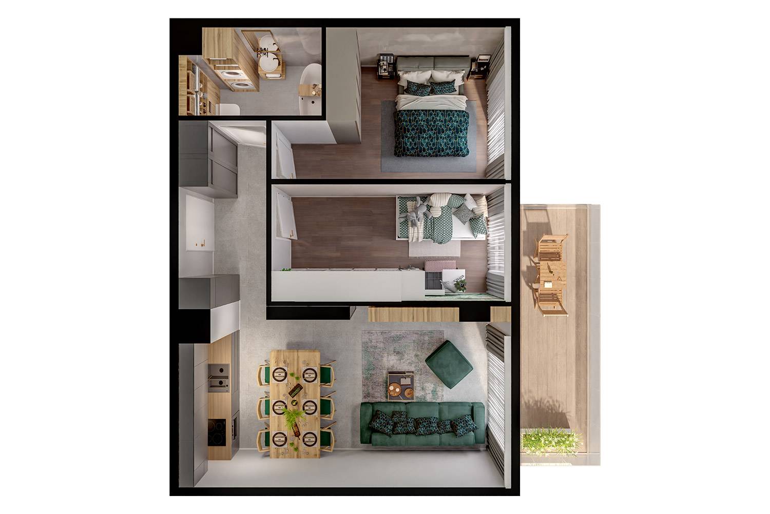Modern House – inwestycja Rutkowski Development - lokal M28, budynek B1