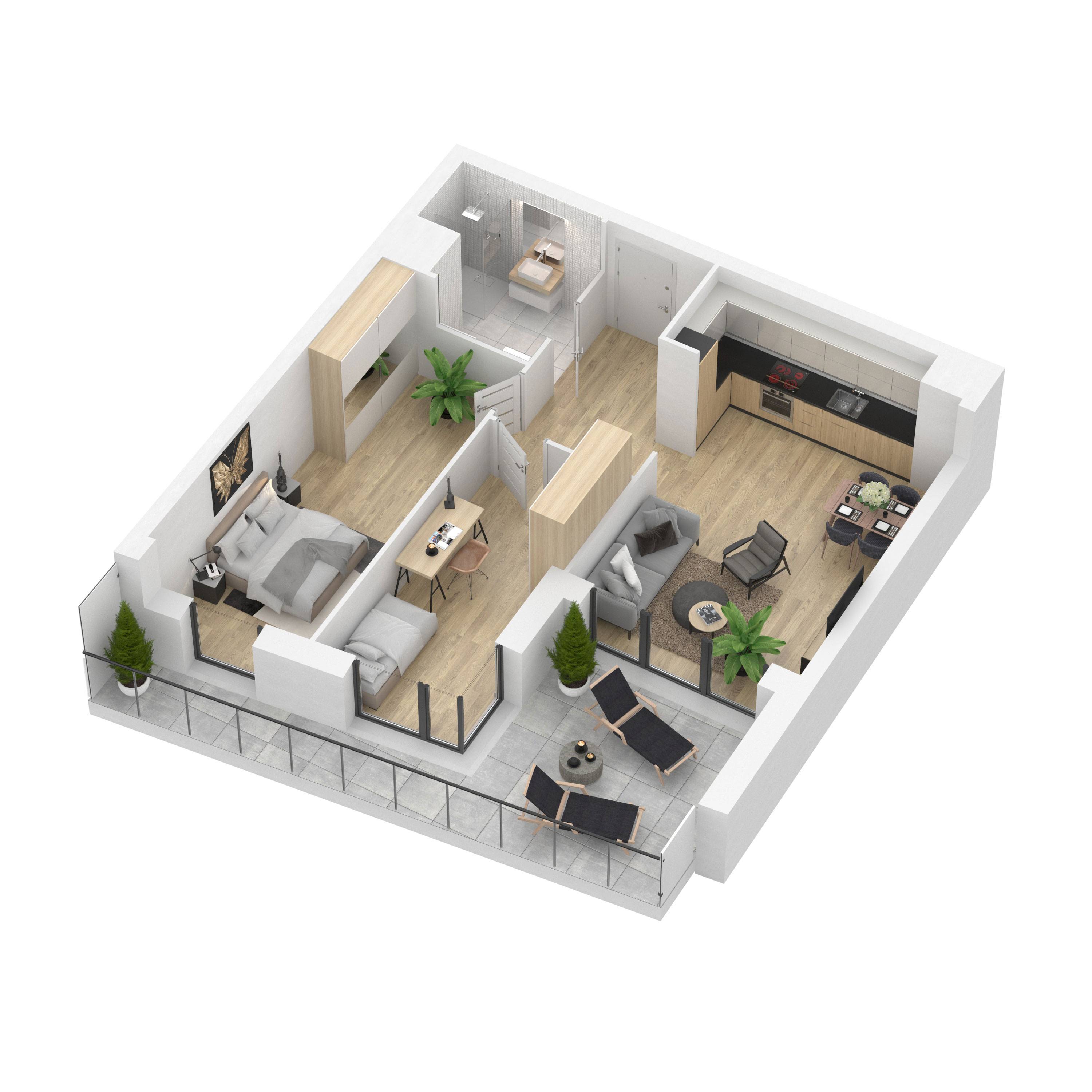 Aleja – inwestycja Rutkowski Development - lokal M65, budynek A
