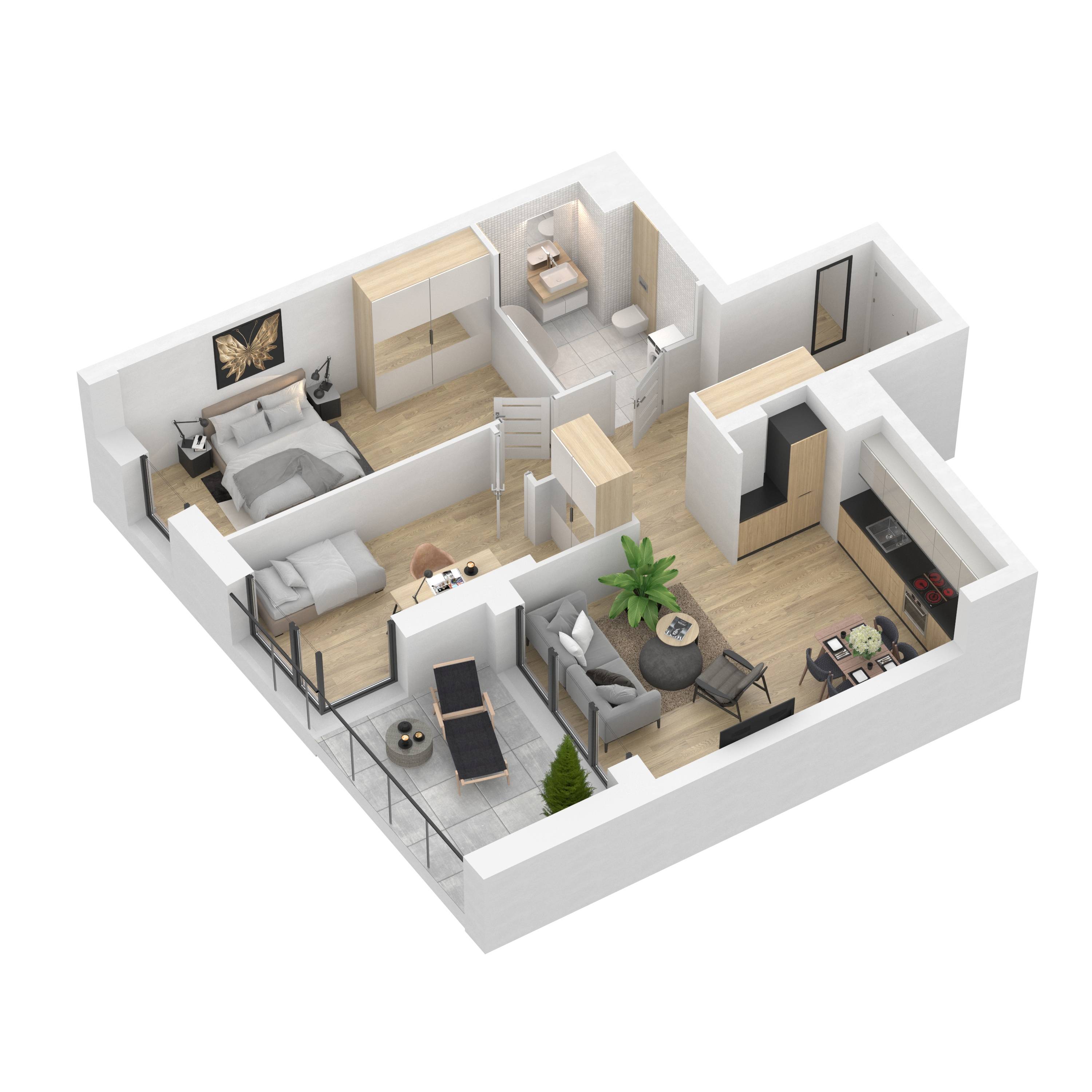 Aleja – inwestycja Rutkowski Development - lokal M123, budynek A