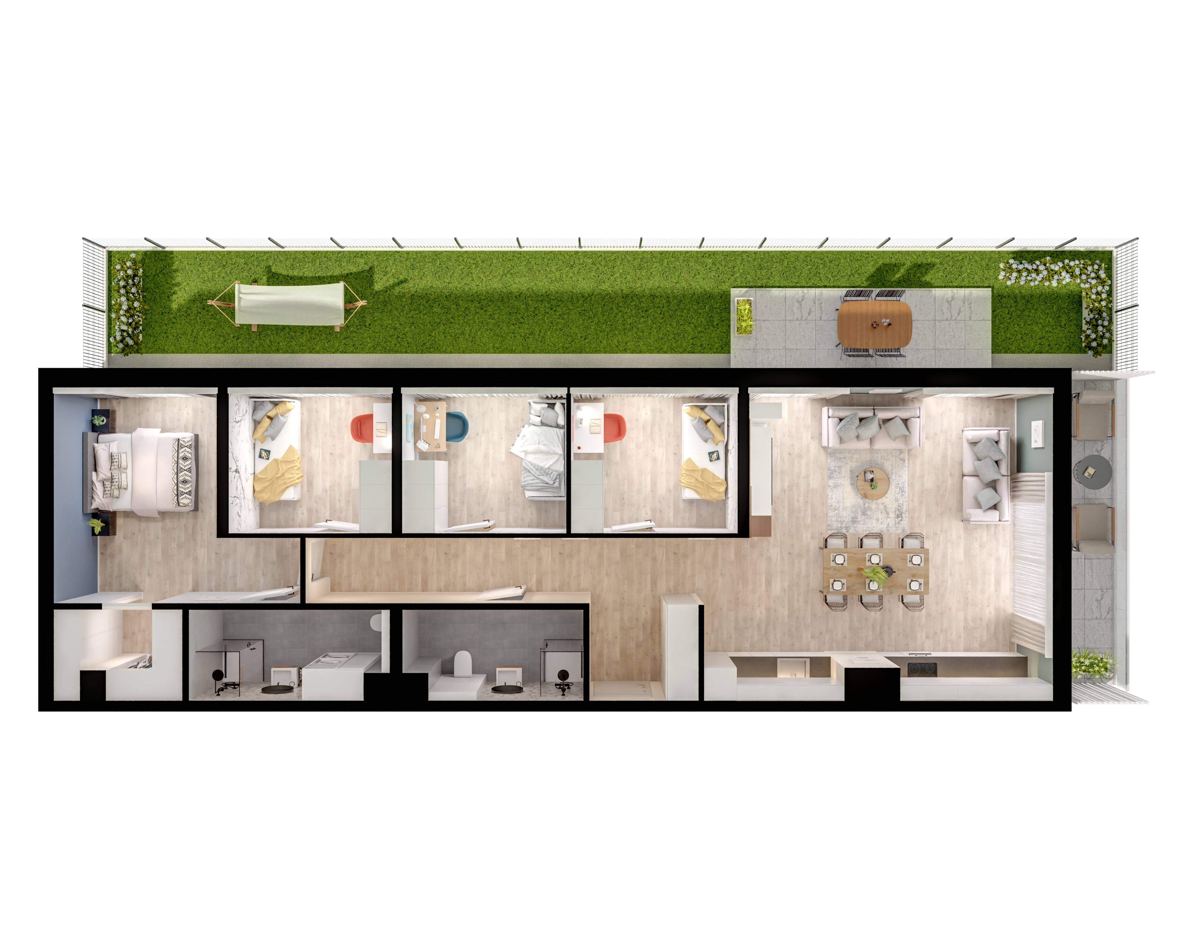 Unikat Apartamenty – inwestycja Rutkowski Development - lokal M1, budynek F