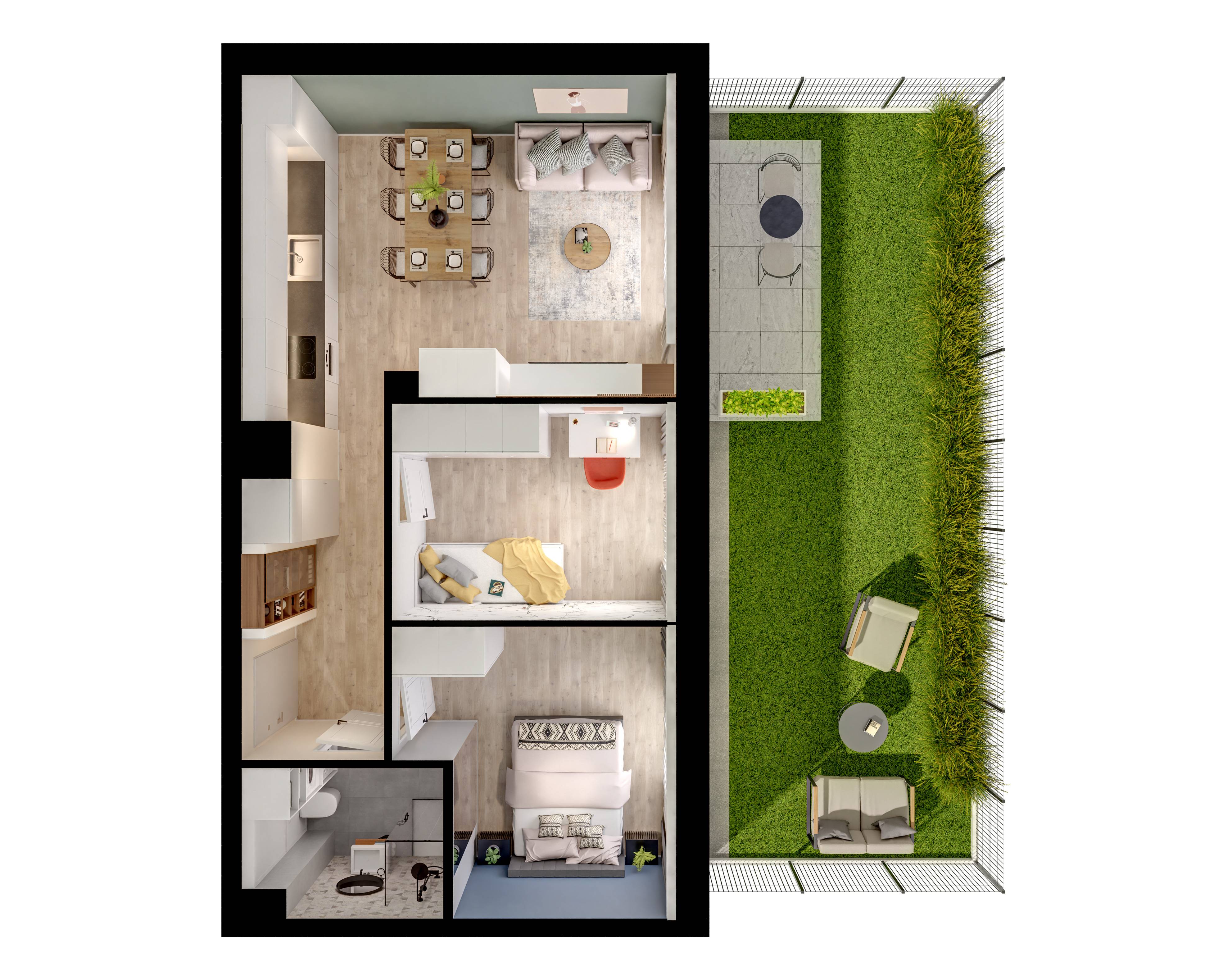 Unikat Apartamenty – inwestycja Rutkowski Development - lokal M1, budynek E
