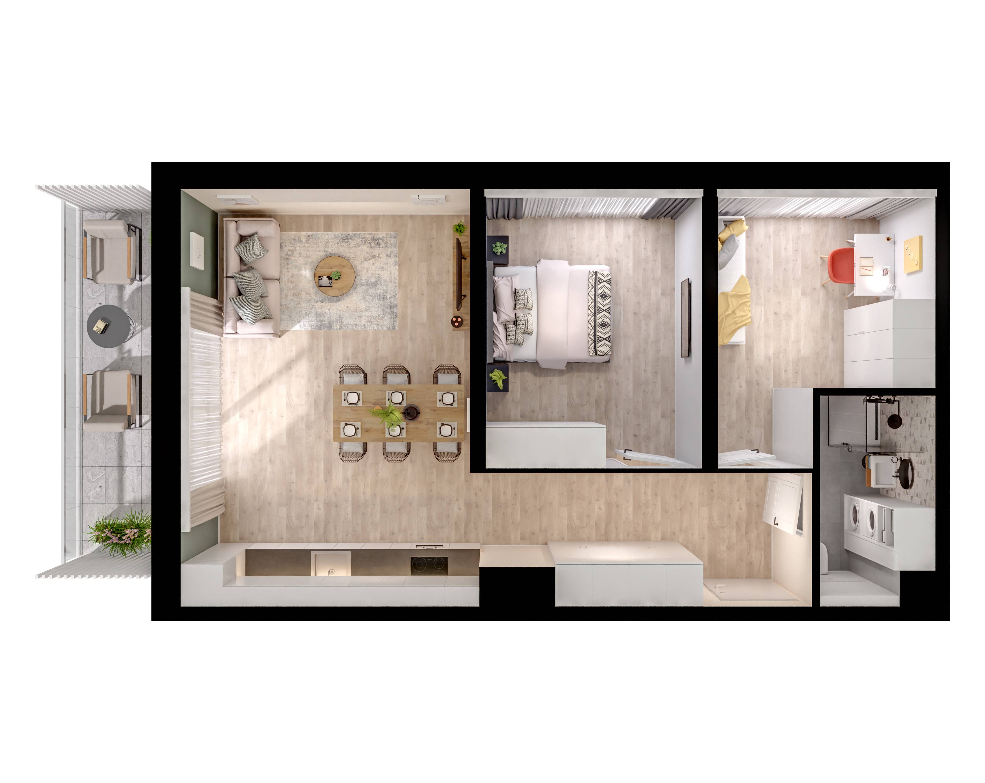 Unikat Apartamenty – inwestycja Rutkowski Development - lokal M29, budynek F