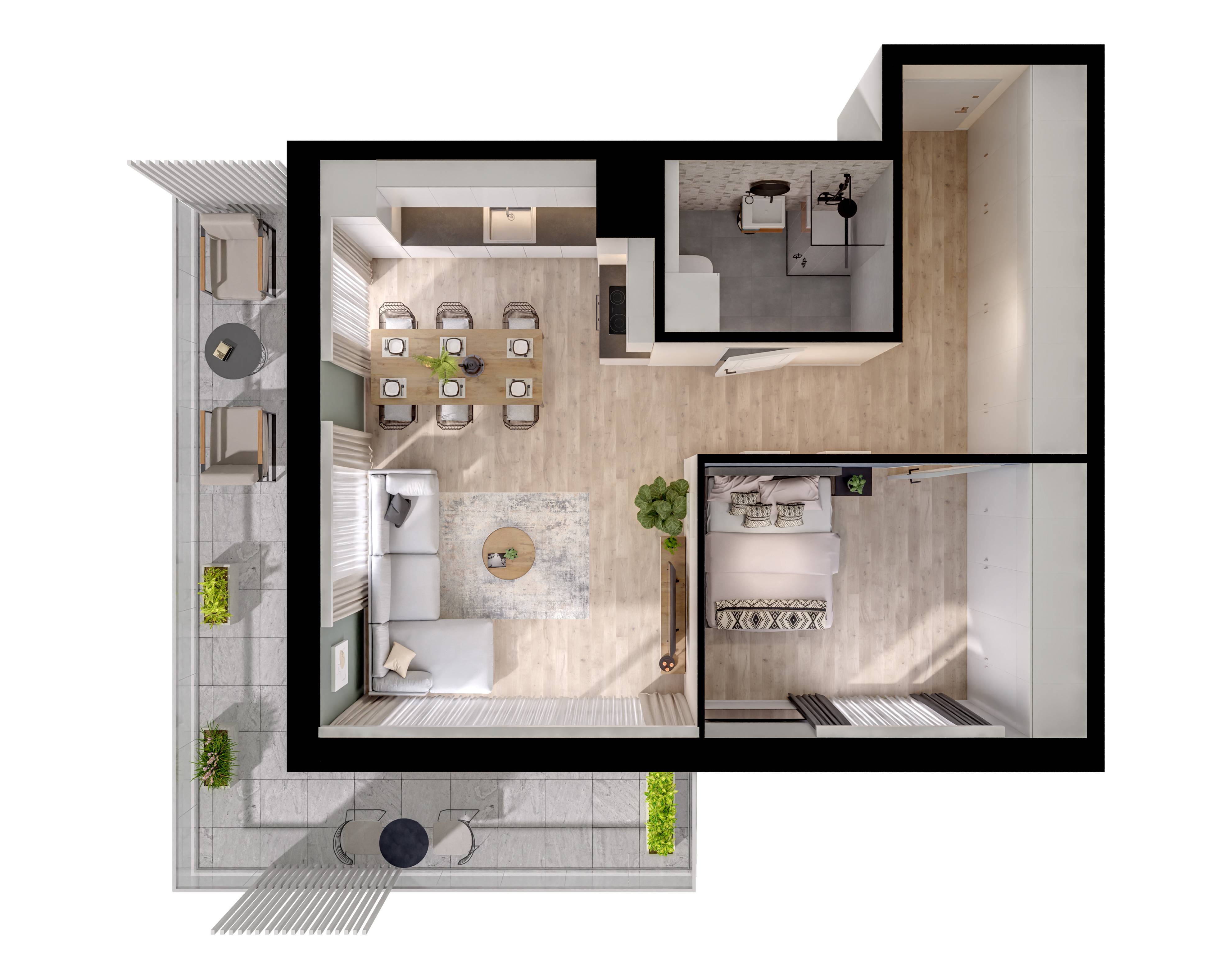 Unikat Apartamenty – inwestycja Rutkowski Development - lokal M5, budynek E