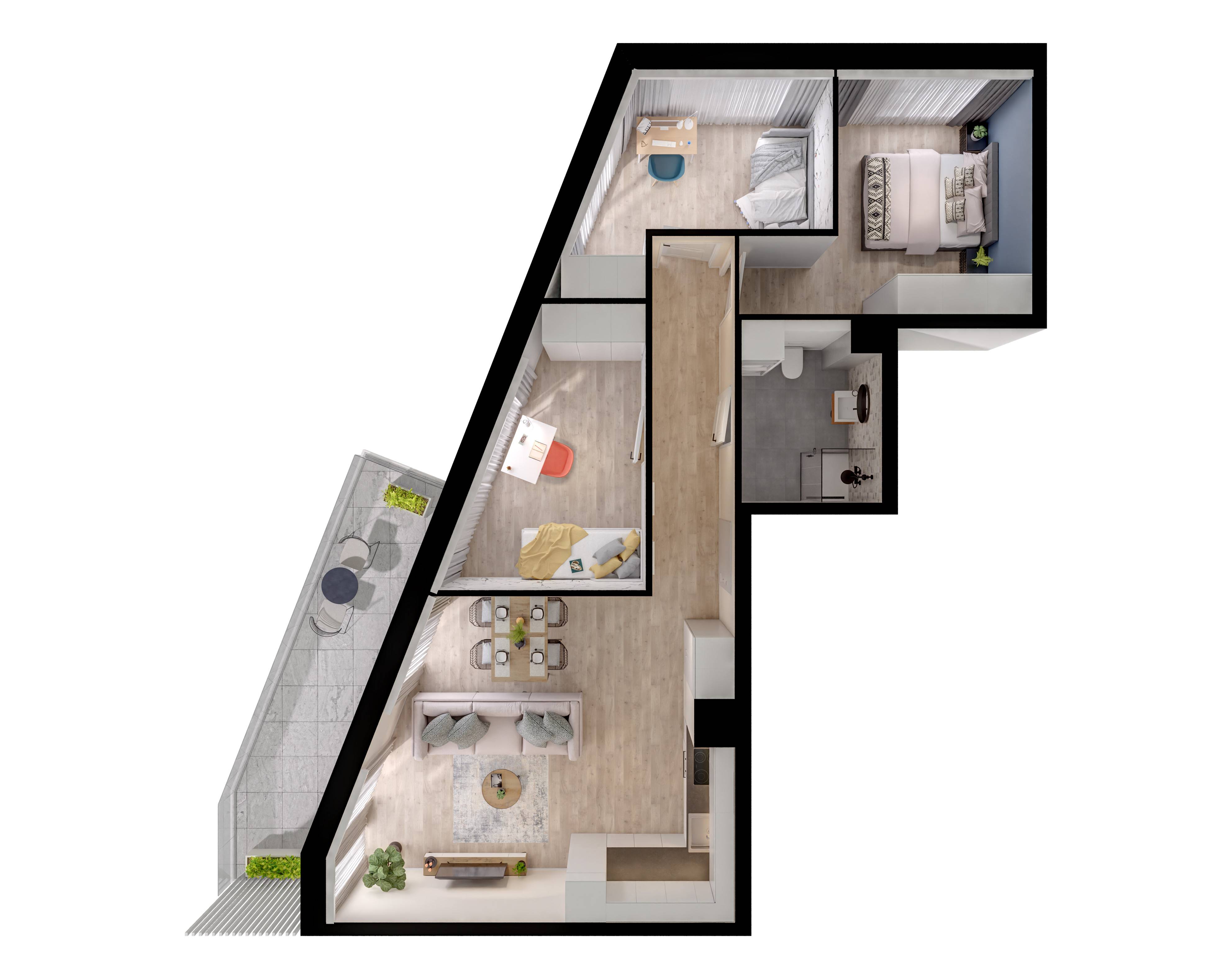 Unikat Apartamenty – inwestycja Rutkowski Development - lokal M11, budynek E