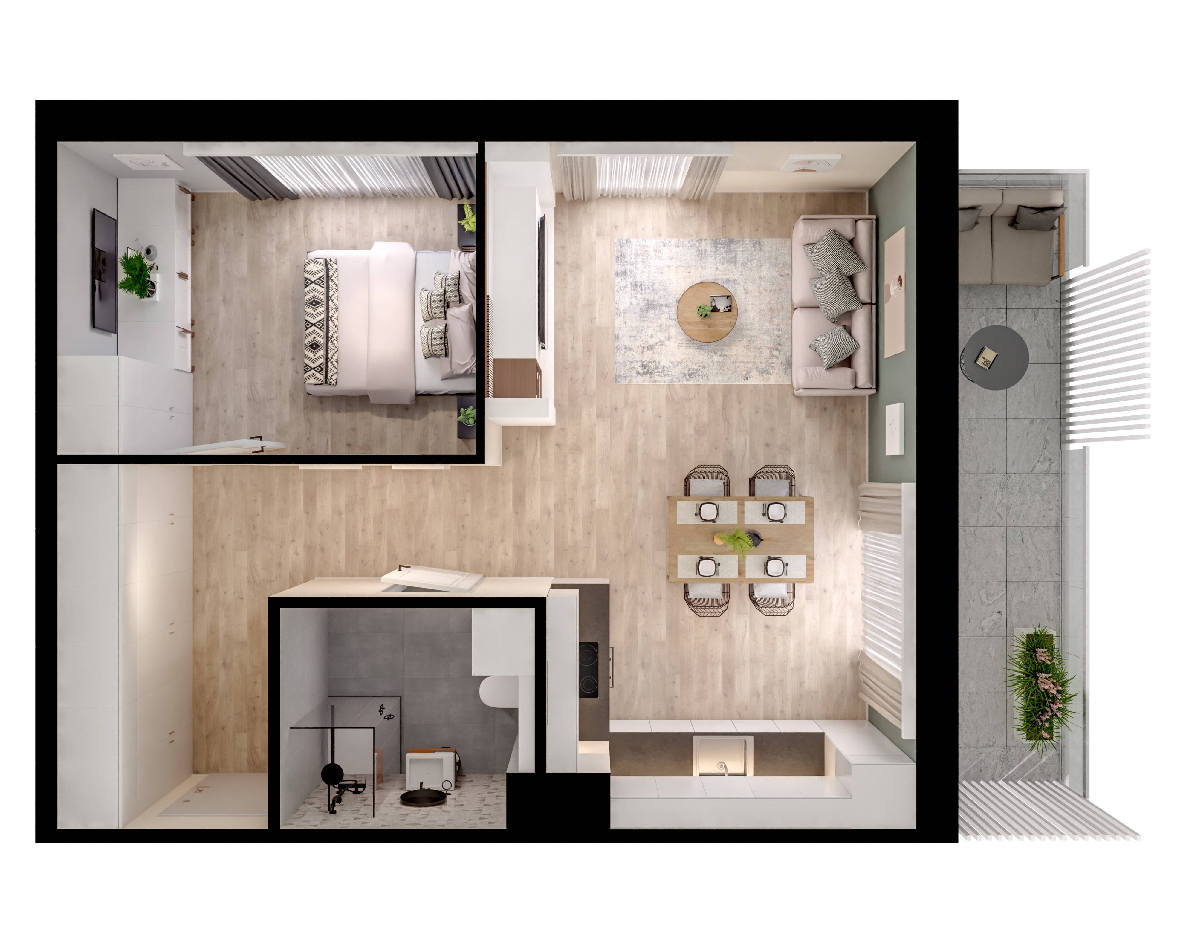Unikat Apartamenty – inwestycja Rutkowski Development - lokal M17, budynek E