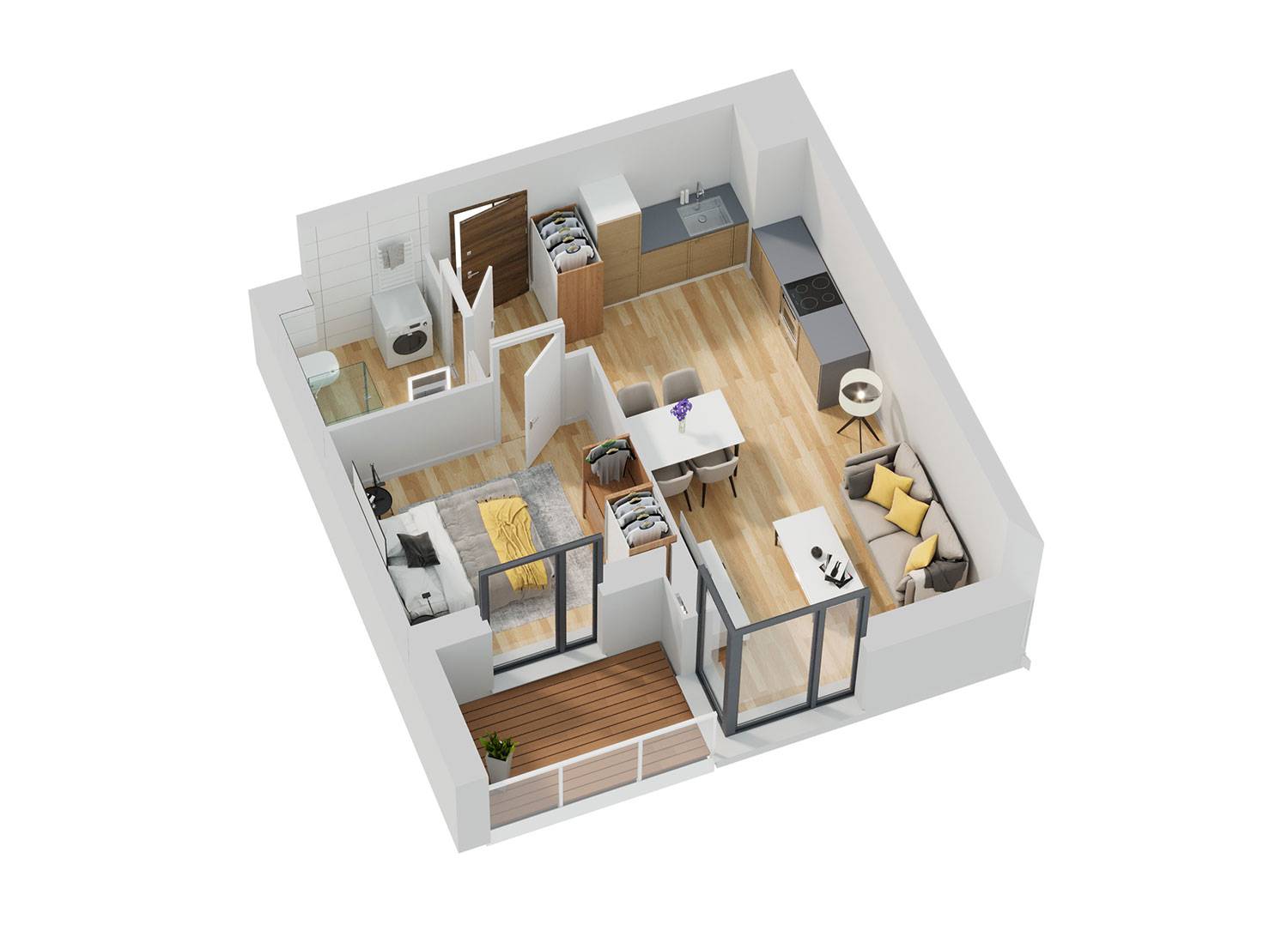 Wave – inwestycja Rutkowski Development - lokal M113, budynek I