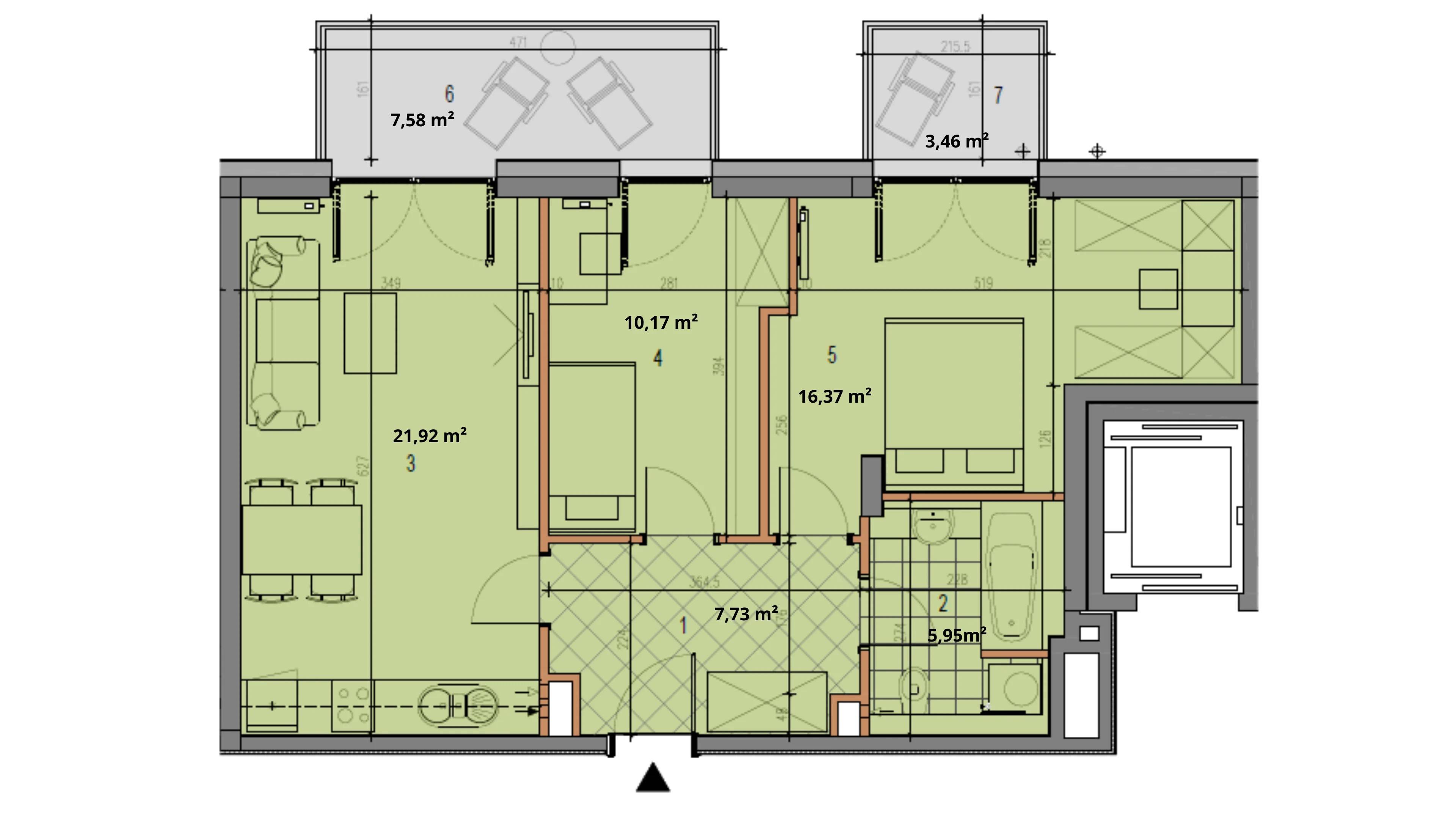 Partynice House II – inwestycja Rafin Developer - lokal P.1.2.23