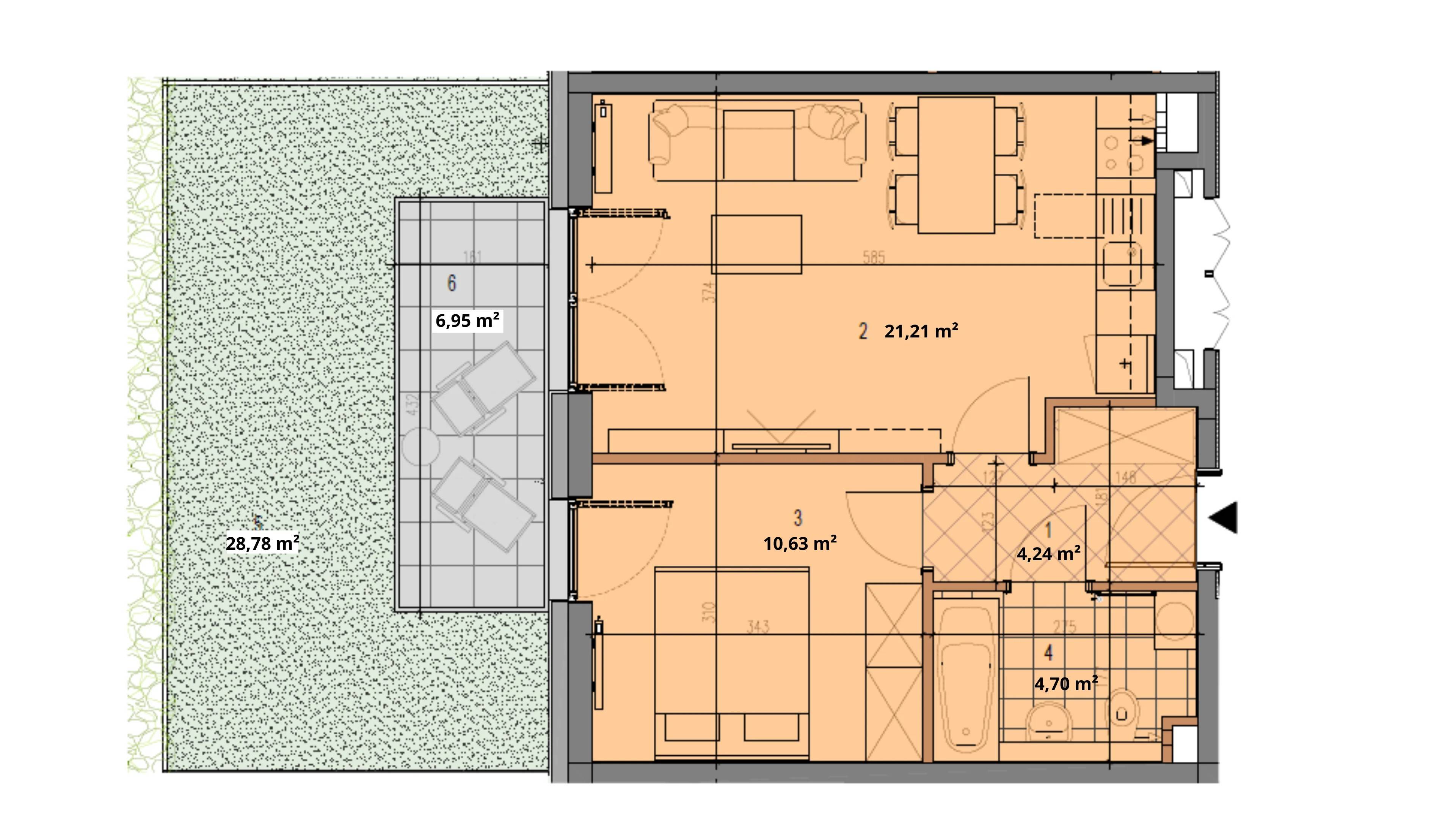 Partynice House II – inwestycja Rafin Developer - lokal R.1.0.04