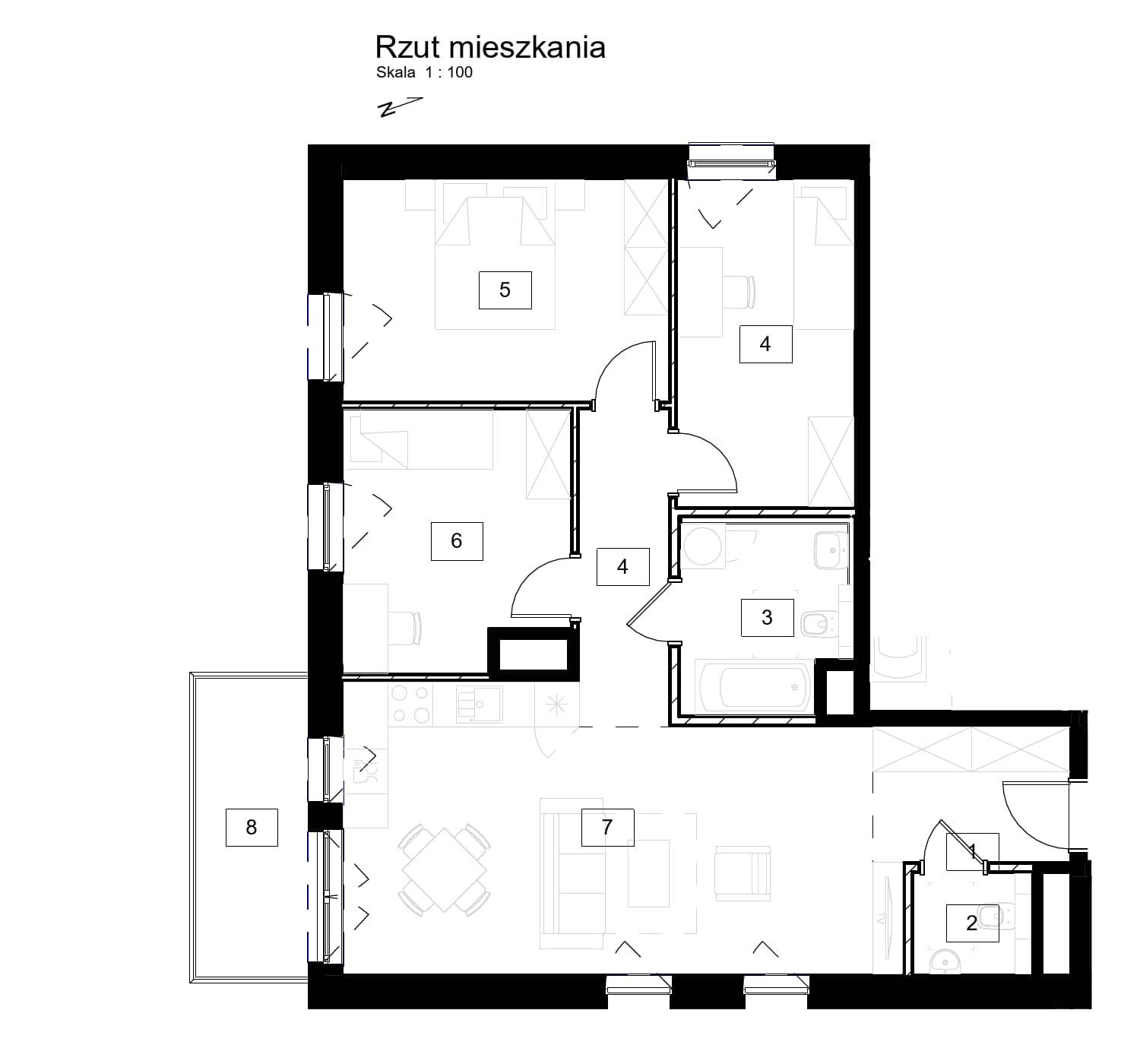 Kochanowskiego – inwestycja ICL Estate - lokal 53, budynek A
