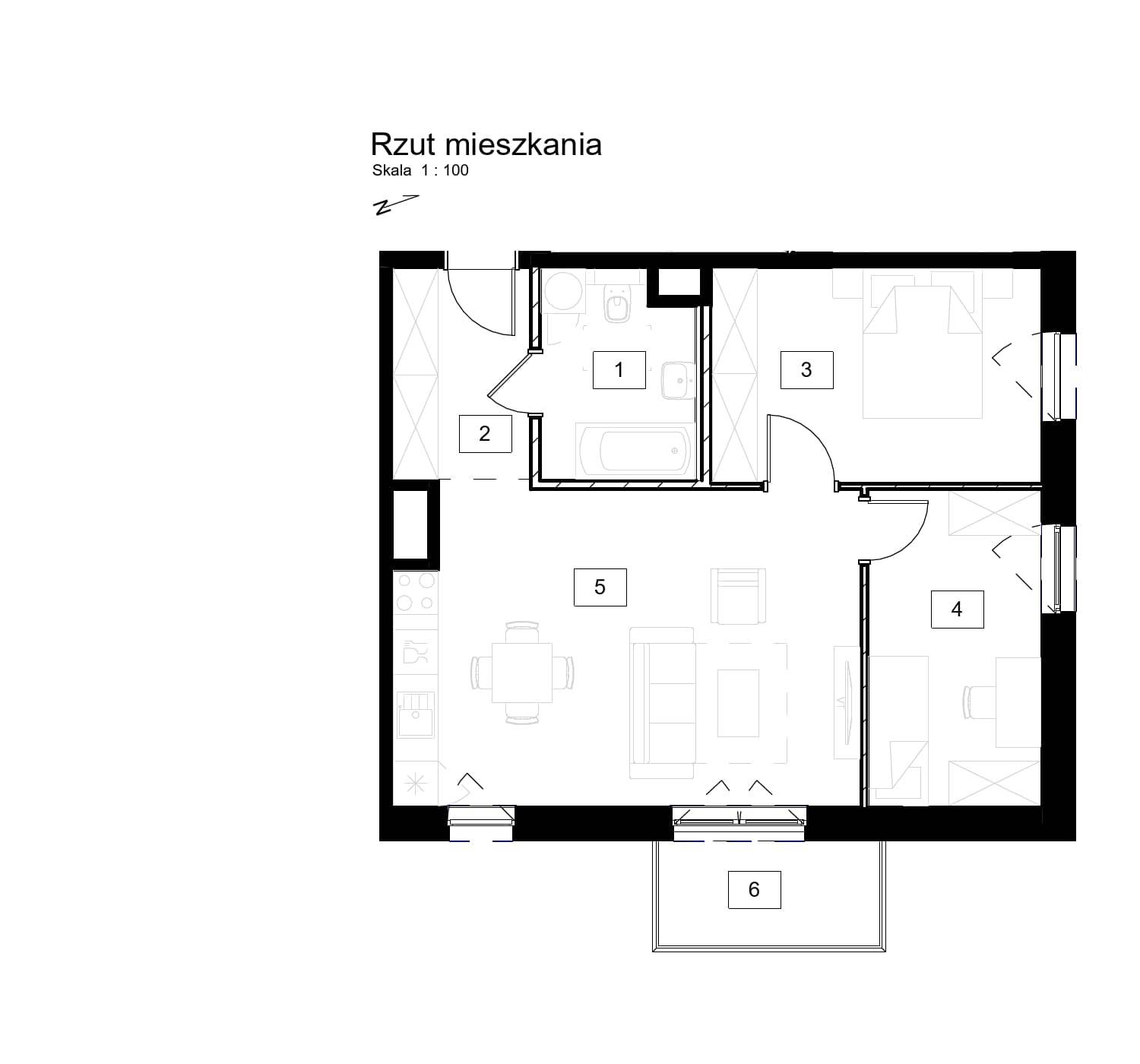 Kochanowskiego – inwestycja ICL Estate - lokal 63, budynek A