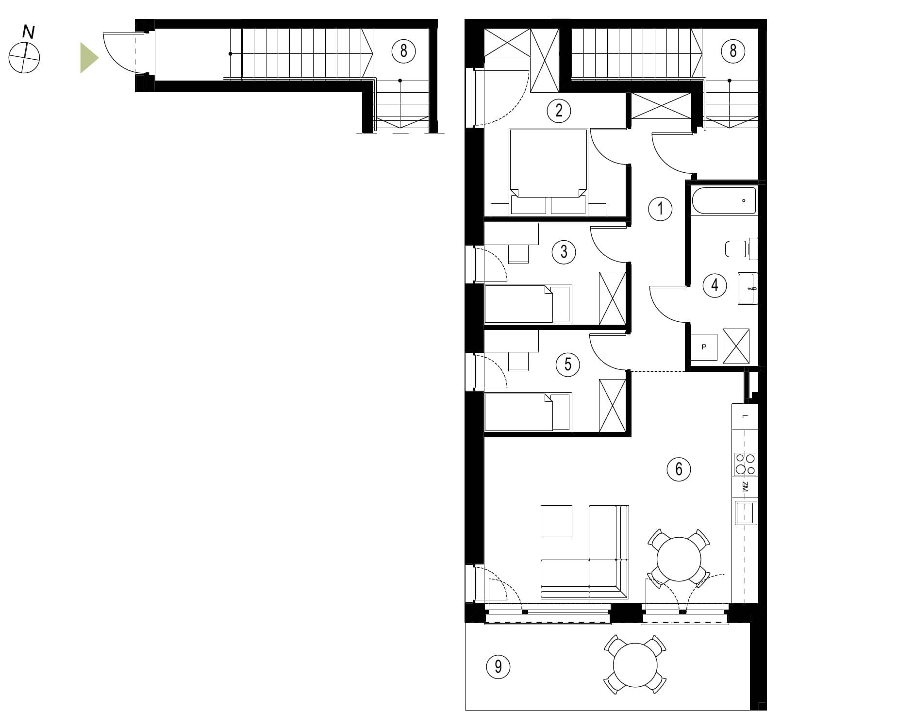 Apartamenty Sielanka - lokal 13.2, budynek 13_19