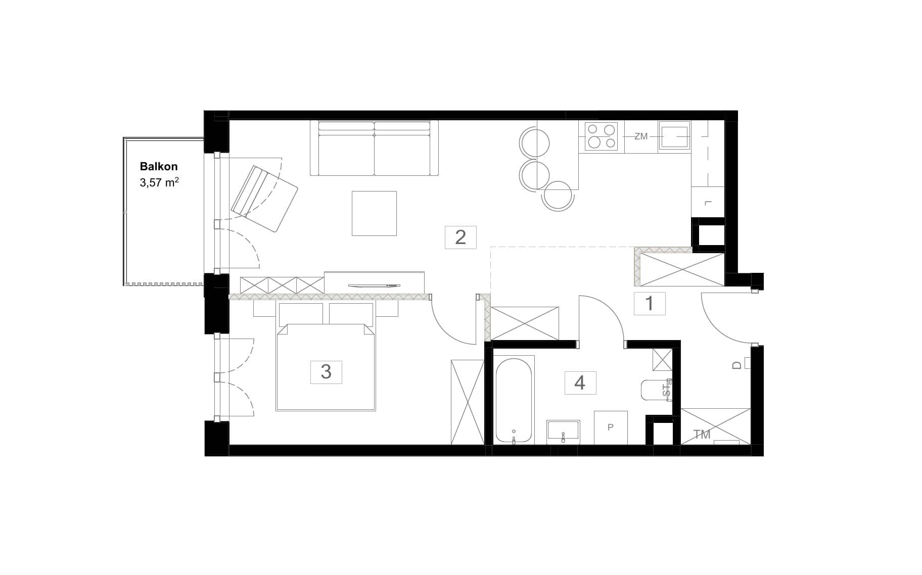 Poezji – inwestycja ICL Estate - lokal 3, budynek B