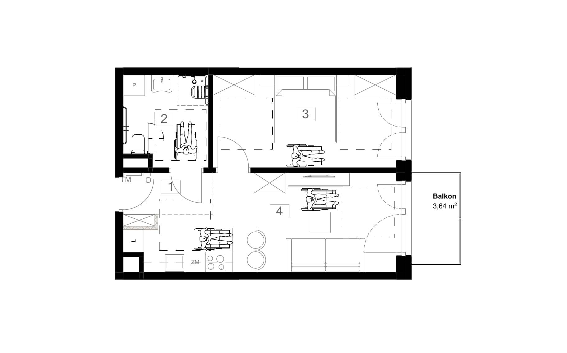 Poezji – inwestycja ICL Estate - lokal 53, budynek B