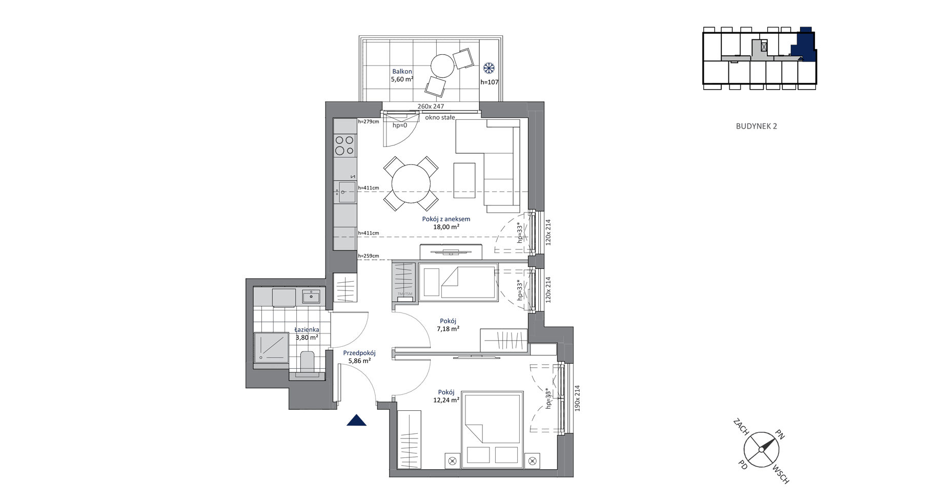 Archipelag Łeba – inwestycja Allcon - lokal 2.3.3, budynek 2