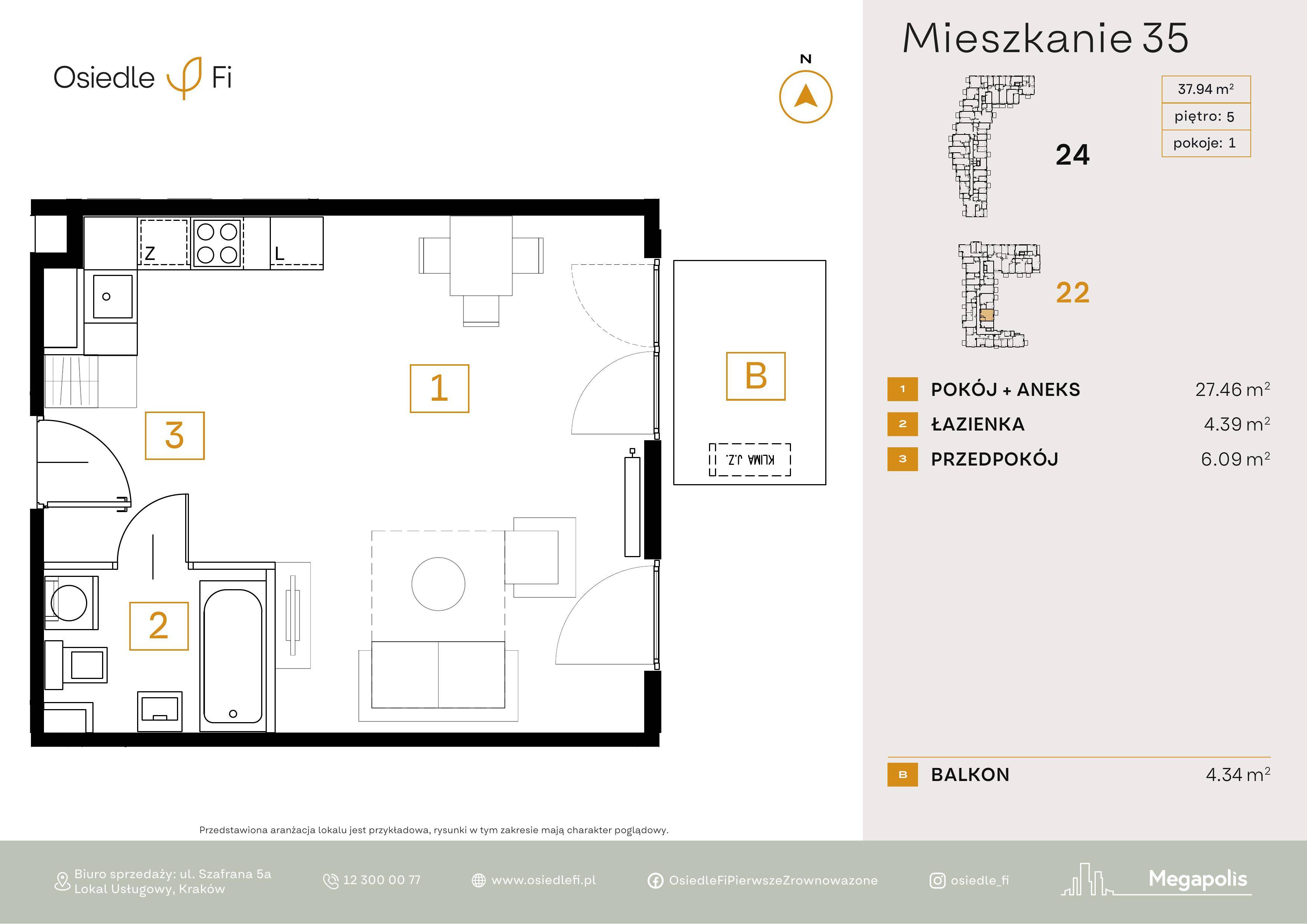 Nowe Osiedle FI – inwestycja Megapolis - lokal 35, budynek 22
