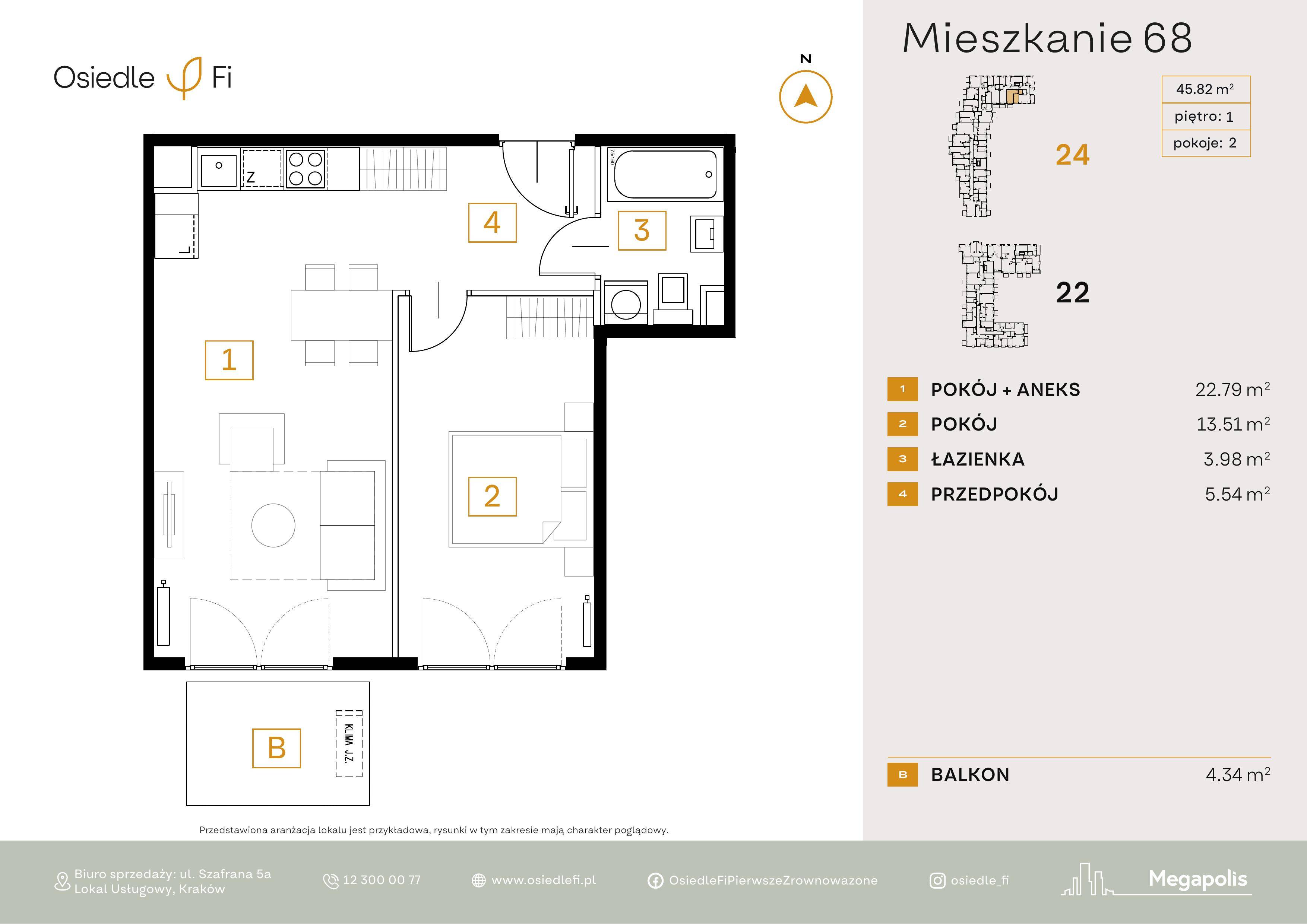 Nowe Osiedle FI – inwestycja Megapolis - lokal 68, budynek 24