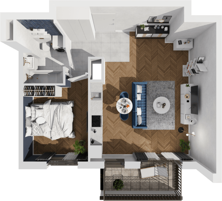 Osiedle Idea Aurora – inwestycja Unidevelopment - lokal 4A/37, budynek 4A