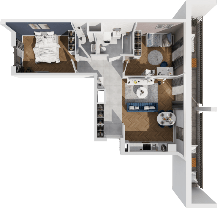 Osiedle Idea Aurora – inwestycja Unidevelopment - lokal 4A/43, budynek 4A