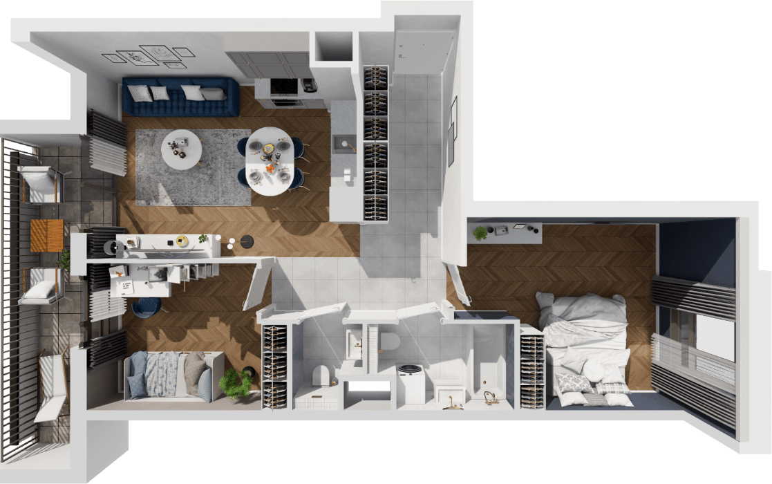 Osiedle Idea Aurora – inwestycja Unidevelopment - lokal 4A/72, budynek 4A