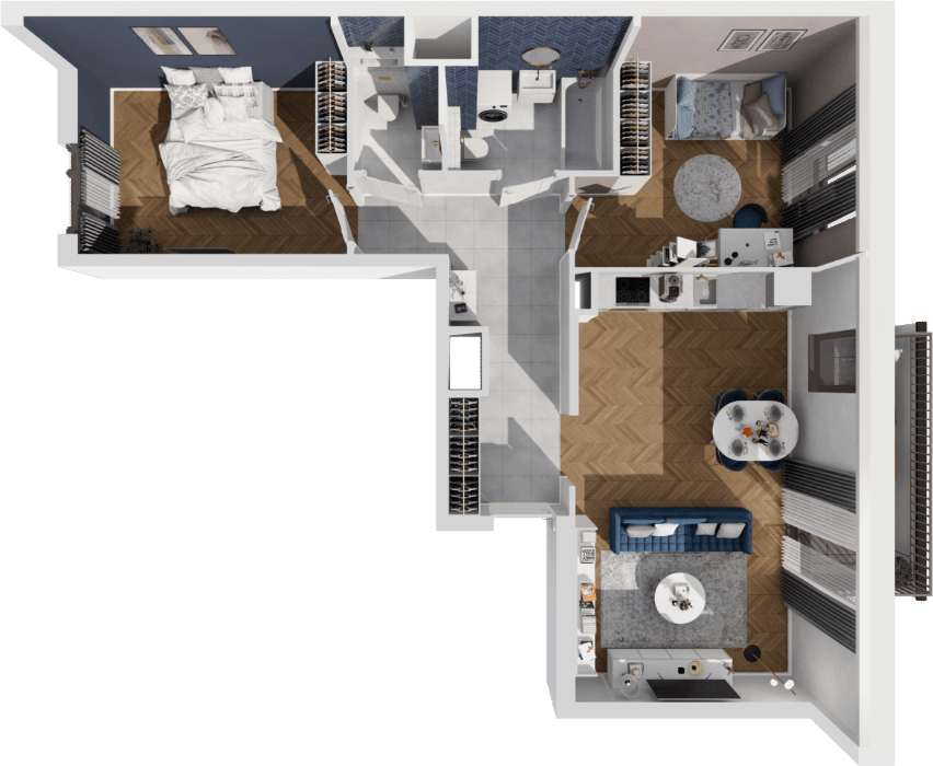 Osiedle Idea Aurora – inwestycja Unidevelopment - lokal 4B/136, budynek 4B