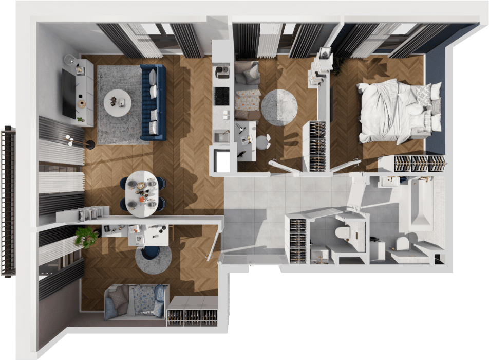 Osiedle Idea Aurora – inwestycja Unidevelopment - lokal 4A/20, budynek 4A