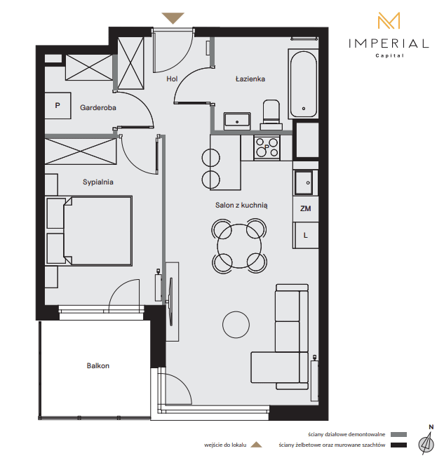 QUADRA – inwestycja Imperial Capital - lokal 7, budynek 1