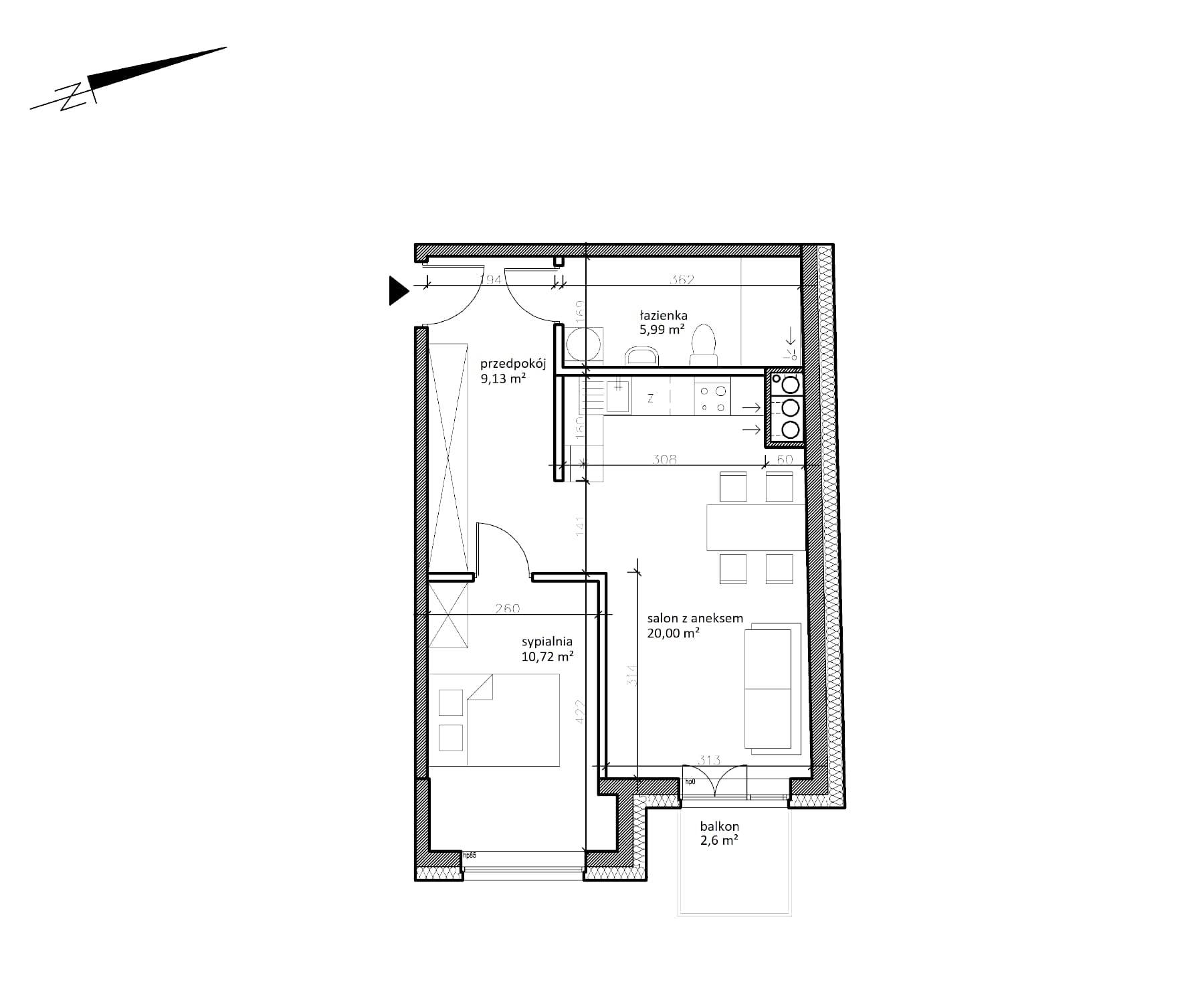 Apartamenty Sarnowskiego - lokal 36, budynek 1